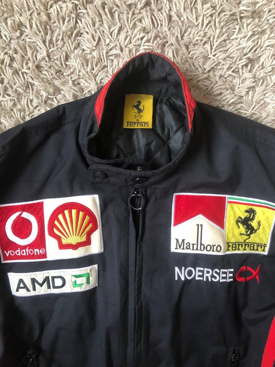 Ferrari × Marlboro Black Ferrari Bomber Jacket Size US M / EU 48-50 / 2 - 4 Thumbnail