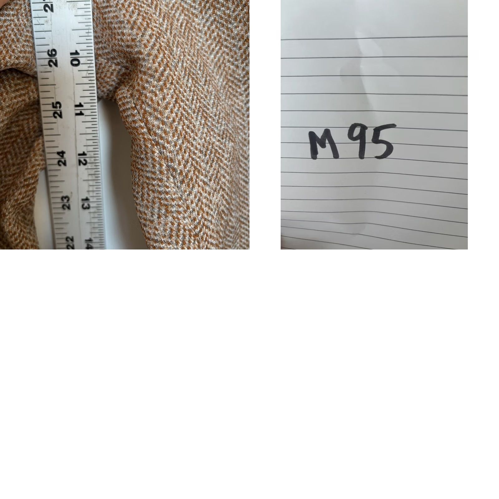 Haggar VTG The Gallery by Haggar Women Dress Pants Brown Tweed Herringbone Size M Size 32" / US 10 / IT 46 - 8 Thumbnail