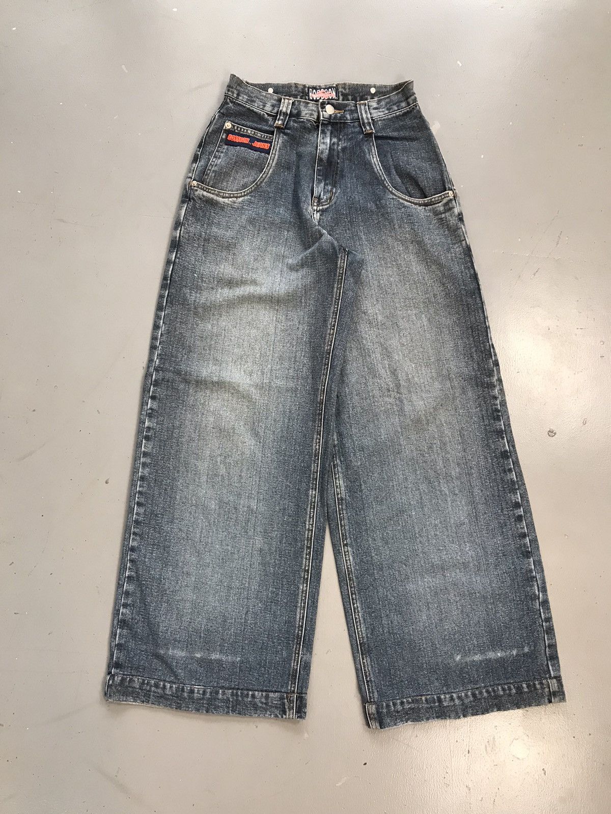 Vintage Vintage Bossbon big pocket baggy fit denim Size 25" / US 0 / IT 36 - 1 Thumbnail