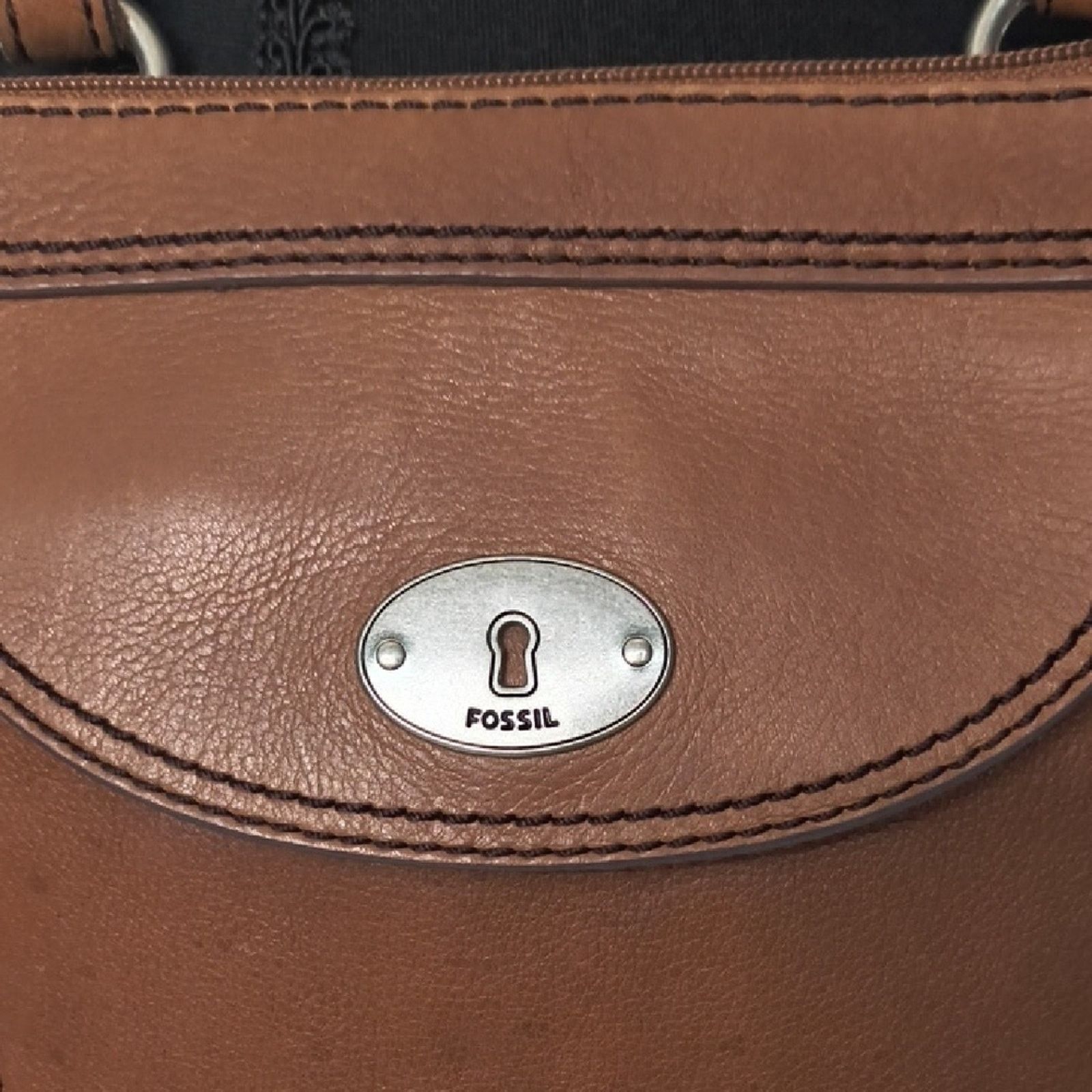 Fossil Vintage Fossil Brown Leather Crossbody Bag Size ONE SIZE - 6 Thumbnail