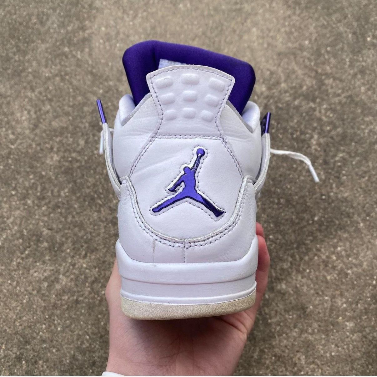 Jordan Brand Jordan 4 Metallic Purple (NO BOX) Size US 10 / EU 43 - 4 Thumbnail