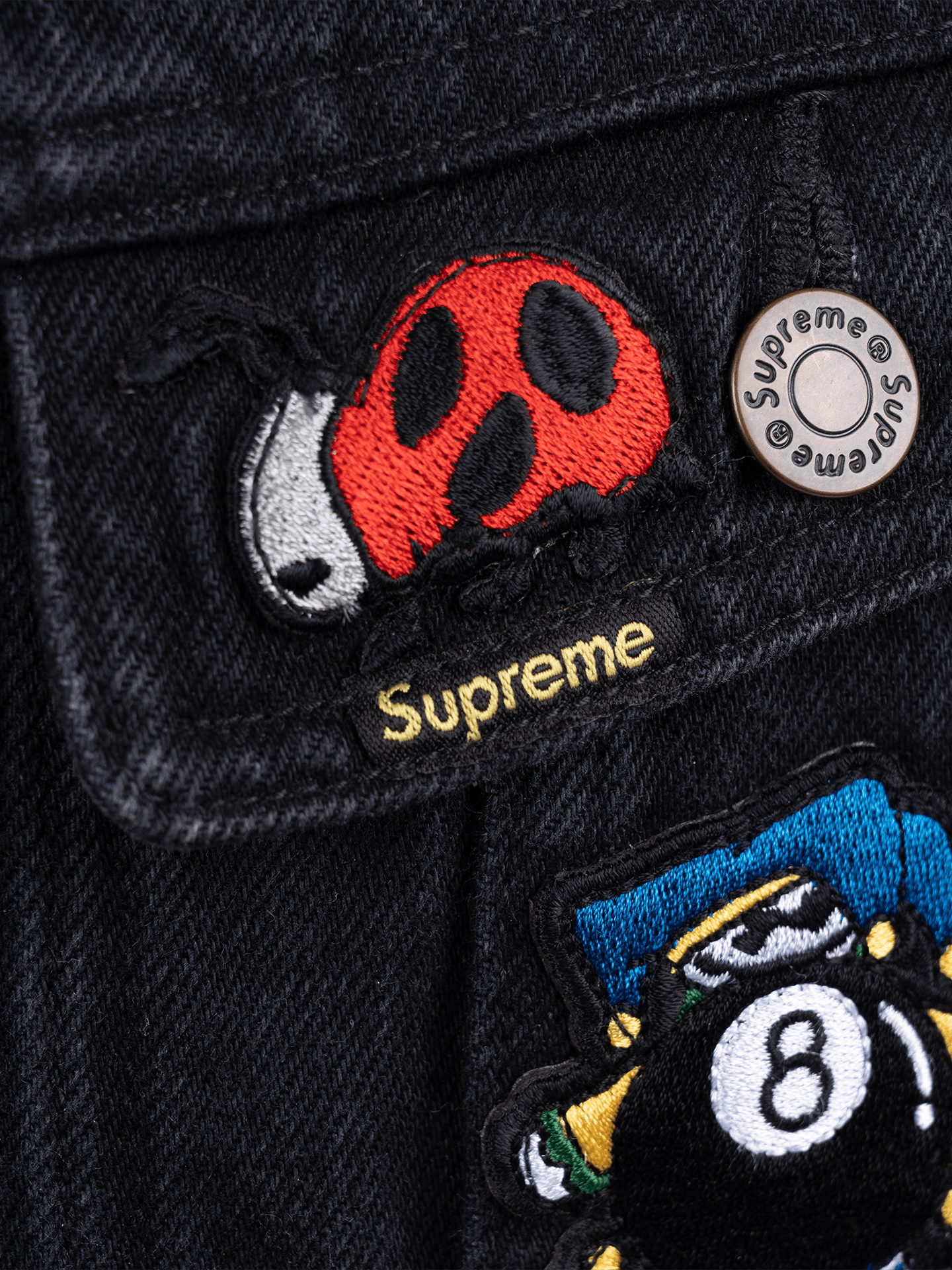 SUPREME 18 SS Lions Den Denim ライオン ジャケット Supreme 18ss