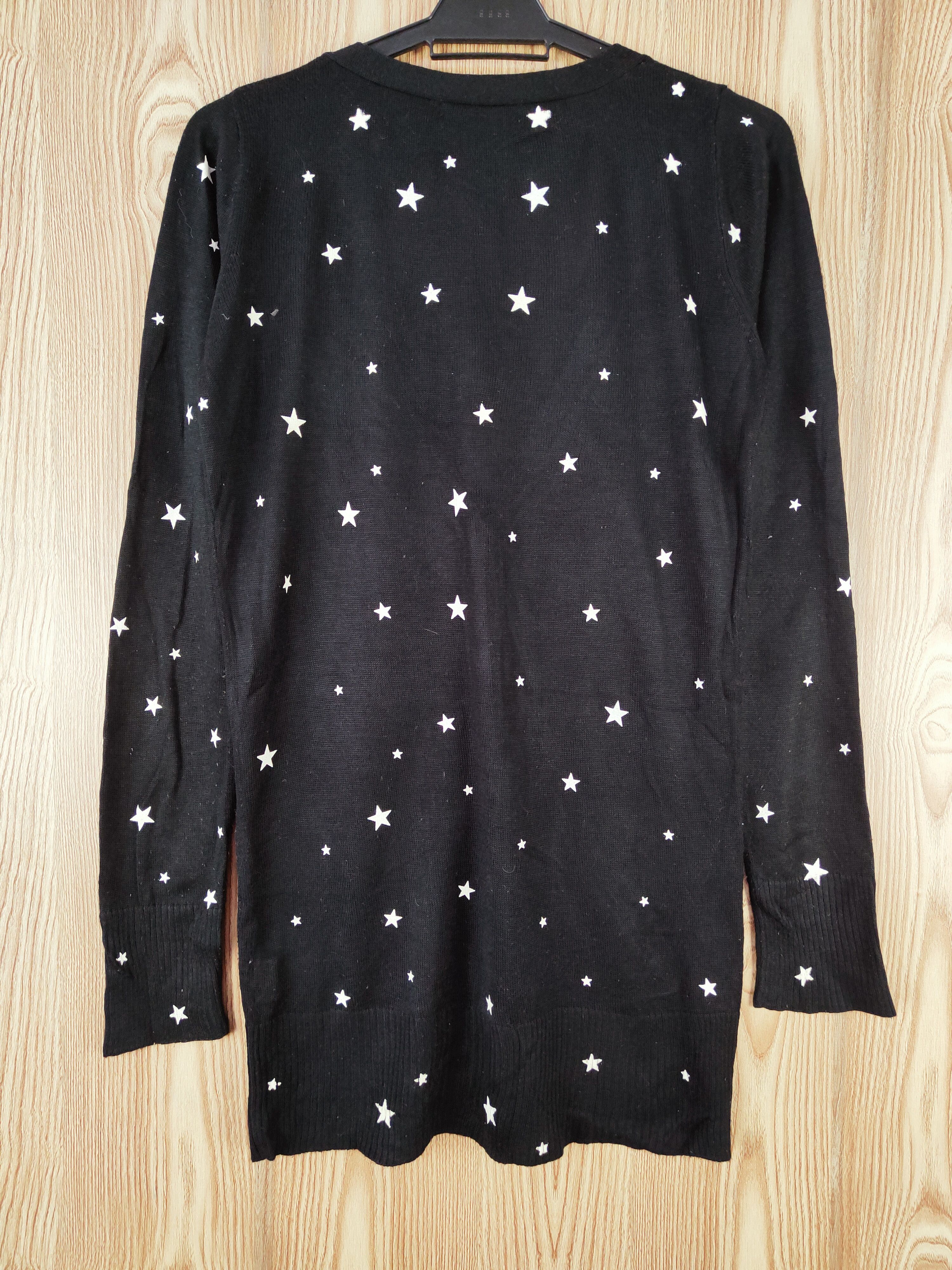Japanese Brand × Vintage Mure Black Star Knitwear Cardigan #W253 Size M / US 6-8 / IT 42-44 - 8 Thumbnail