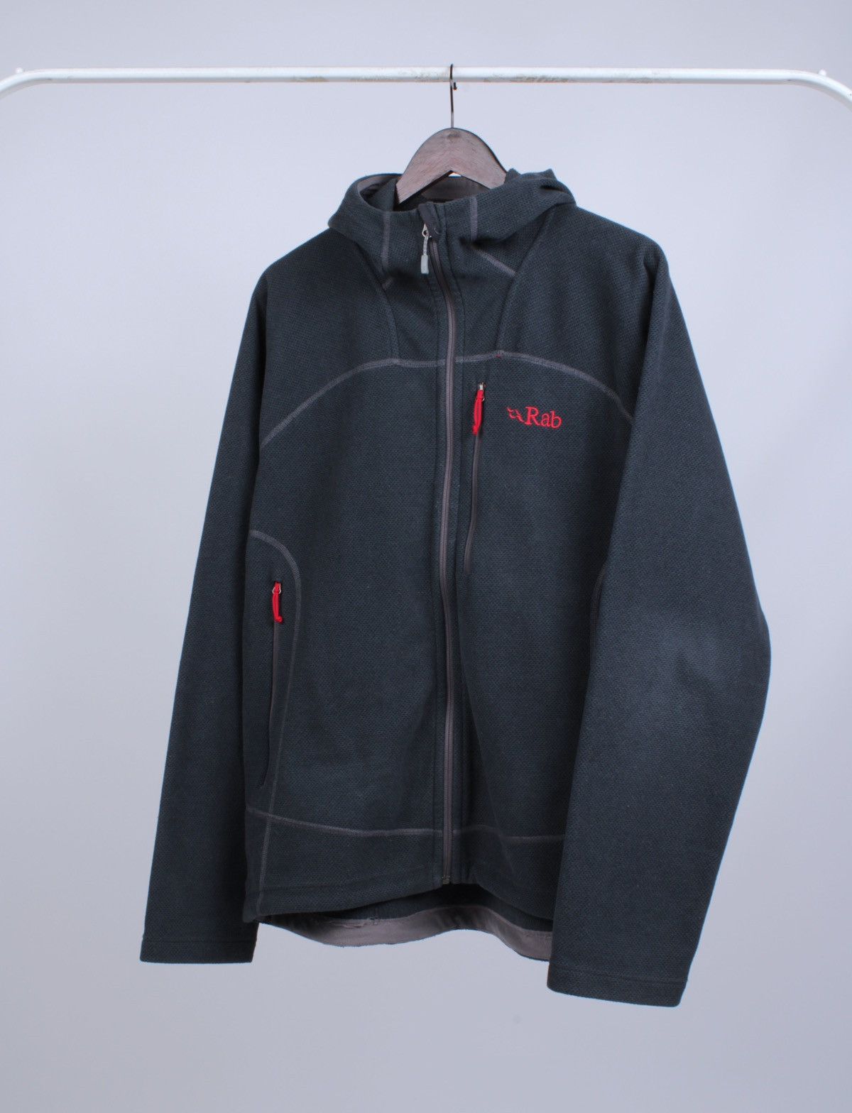 Rab RAB Novak Fleece Pockets Full Zip Dark Gray Hoodie Size US XL / EU 56 / 4 - 1 Thumbnail