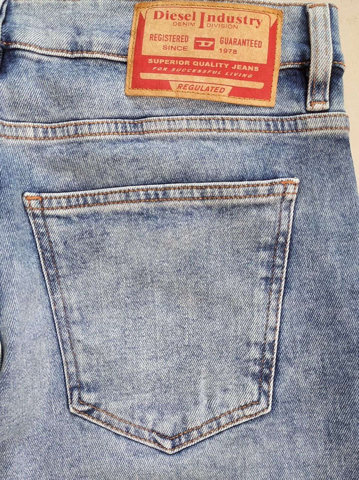 Diesel Diesel 2019 D-STRUKT-R L.32 MENS JEANS T/9667 Size US 32 / EU 48 - 10 Thumbnail