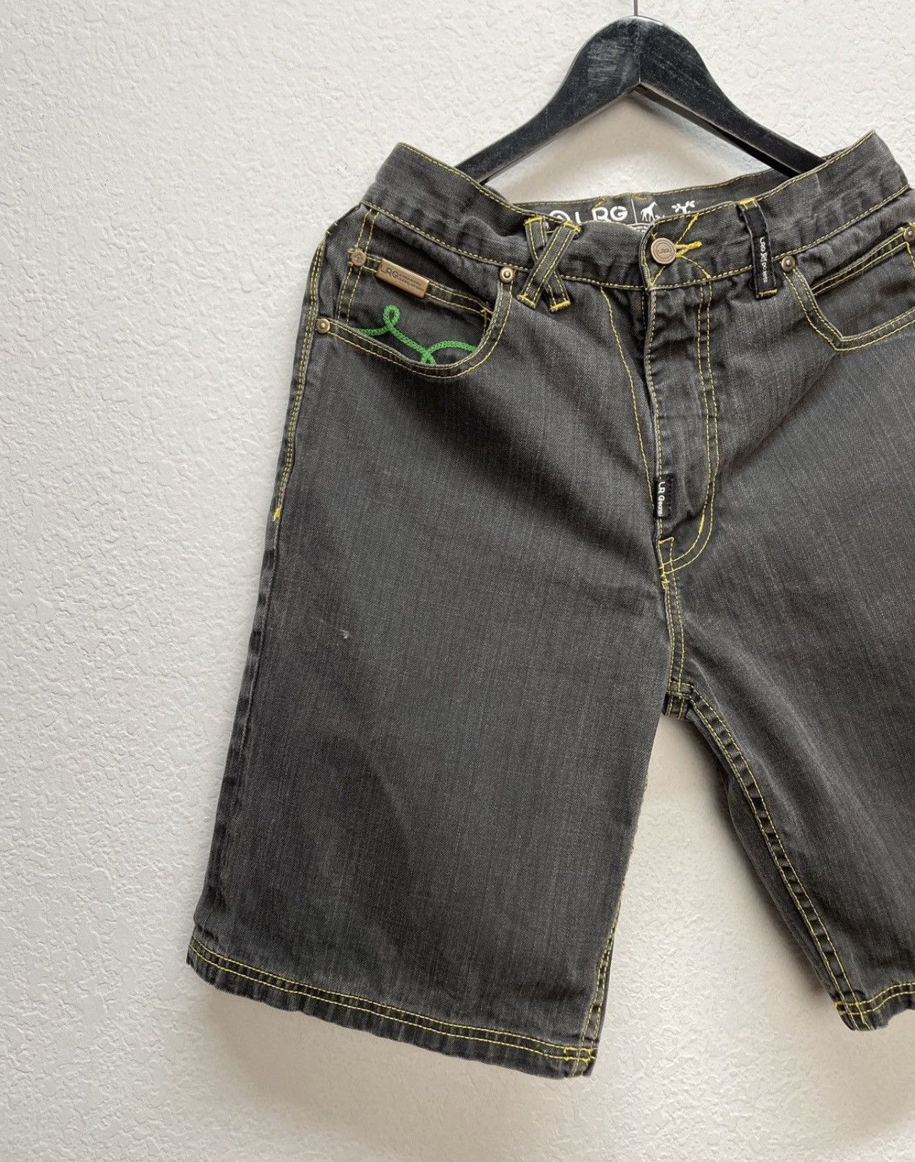JNCO Vintage Y2K LRG Baggy Fit Japanese Distressed Shorts Pants Size US 30 / EU 46 - 5 Thumbnail