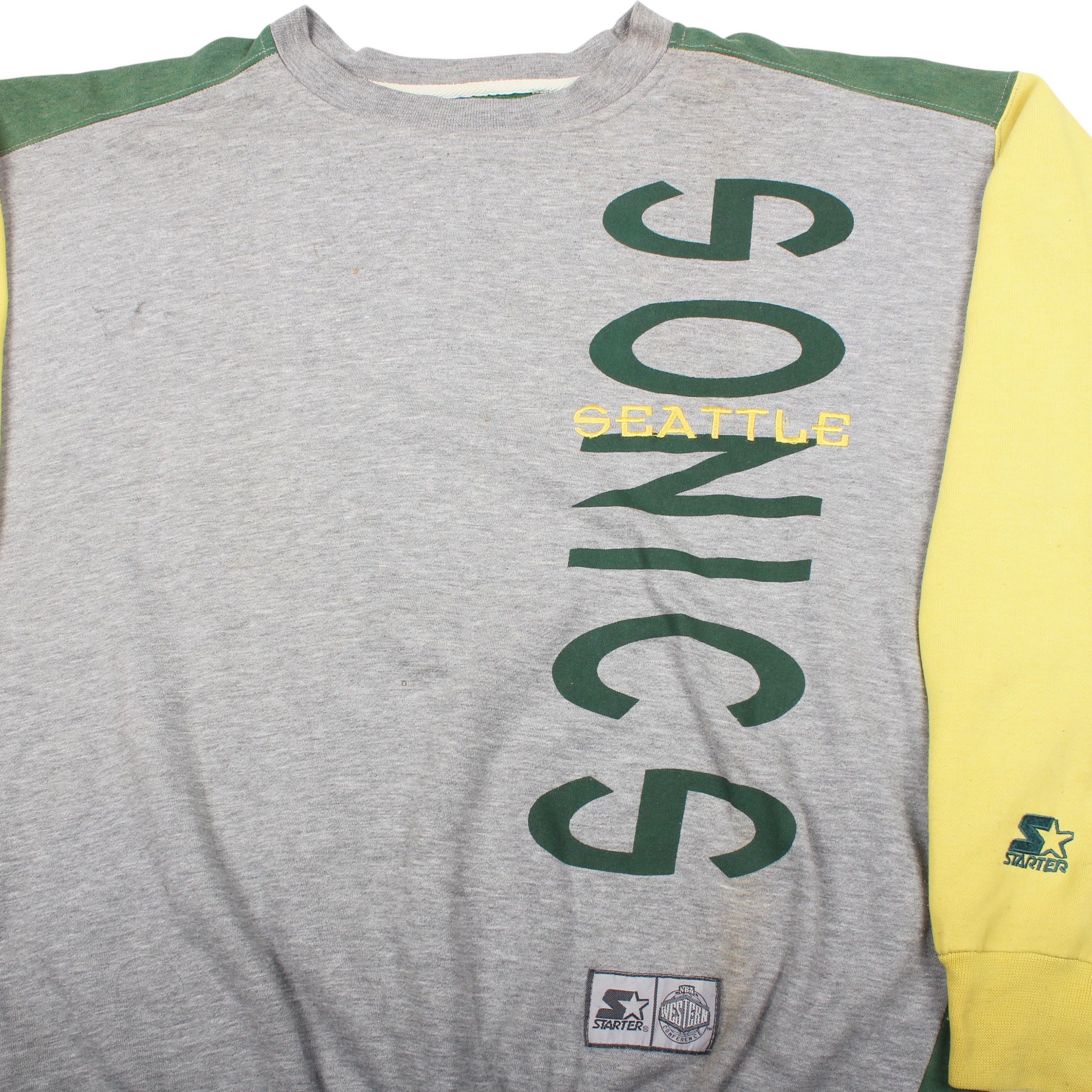 Starter Seattle Supersonics Sweatshirt by Starter 90s NBA Crewneck Size US XL / EU 56 / 4 - 4 Thumbnail