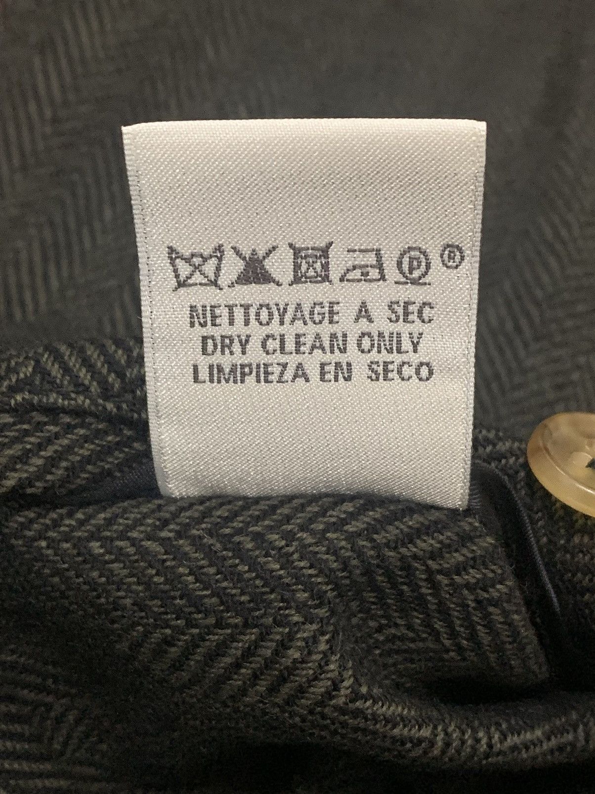 Hermes HERMES HERRINGBONE SINGLE BREASTED - TAILORED JACKET Size 50R - 4 Thumbnail