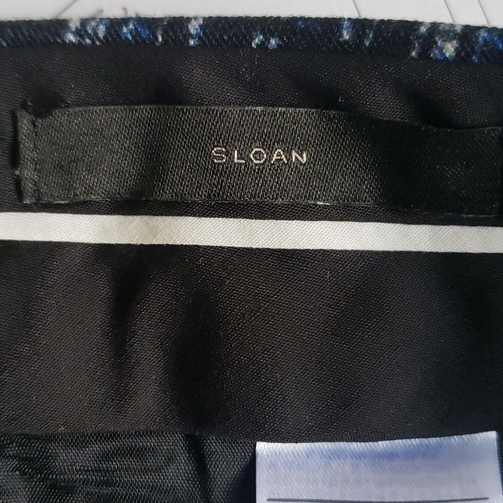 Banana Republic CT702 Banana Republic Black & Blue Sloan Ankle Pant 12L Size 34" / US 12 / IT 48 - 7 Thumbnail