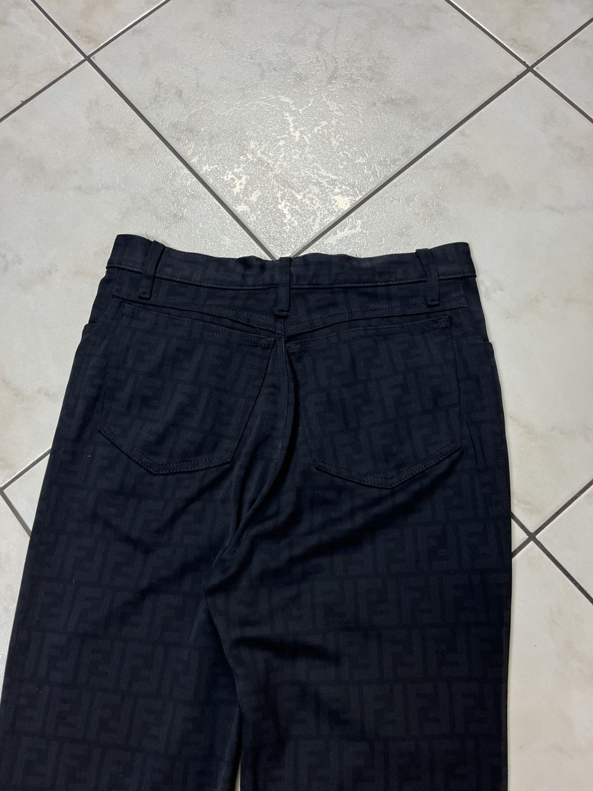 Designer × Fendi × Vintage Vintage Fendi monogram full print casual pants trousers logo Size 33" - 14 Thumbnail