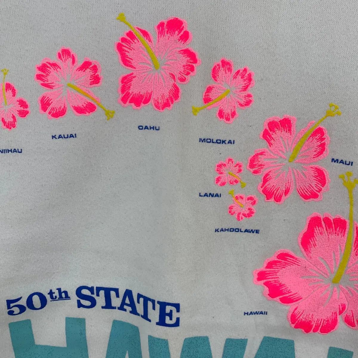 Vintage Vintage 80’ HAWAII 50th STATE Molokai Lanai Maui Sweatshirt Size L / US 10 / IT 46 - 5 Thumbnail