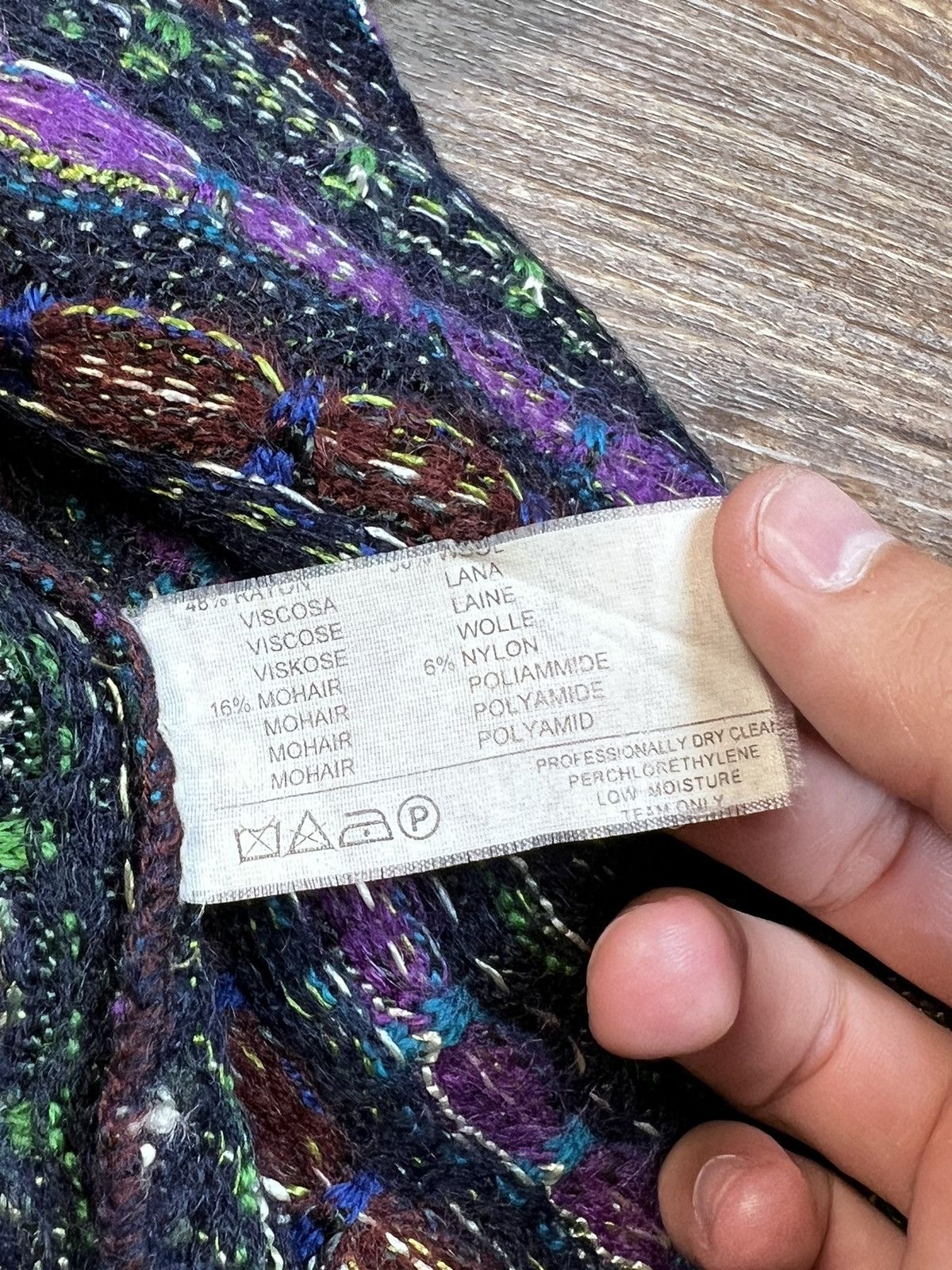 Missoni Missoni Multicolour Mohair Wool Long Knit Vest Sweater Size L / US 10 / IT 46 - 12 Thumbnail