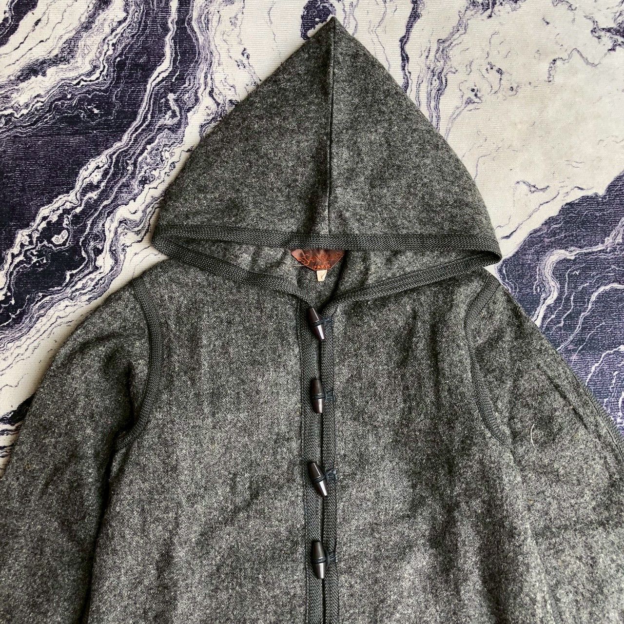 Yves Saint Laurent Vintage 80s Yves Saint Laurent Paris Wool Duffle Coat Size S / US 4 / IT 40 - 3 Thumbnail