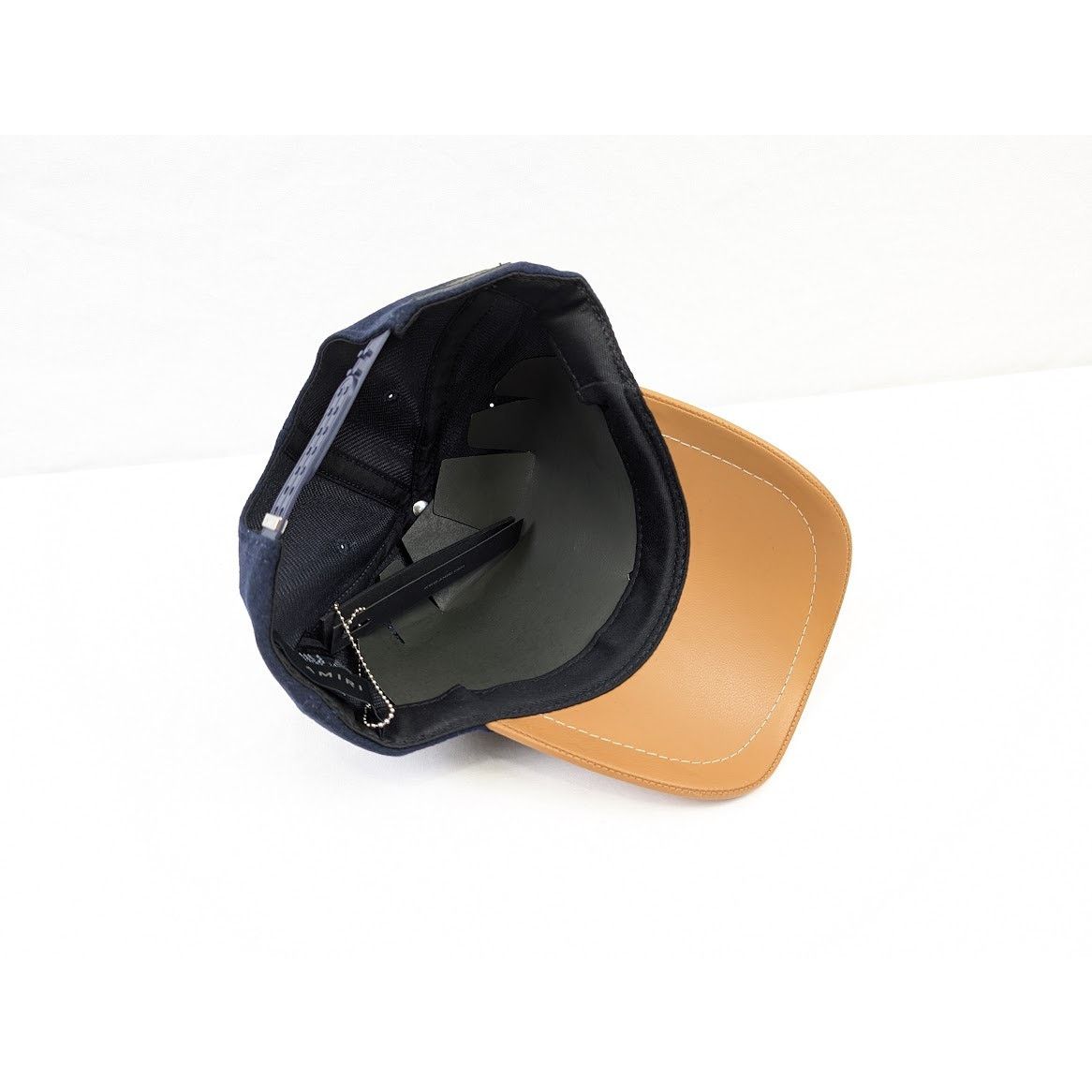 Amiri o1rshd1 Size: OS / Wool/Leather MA Hat / Cap in Navy Size ONE SIZE - 17 Thumbnail