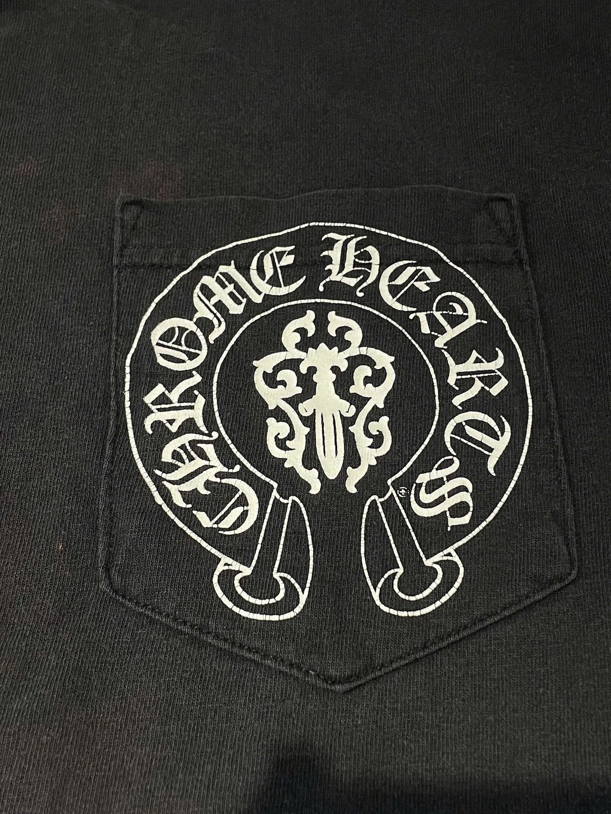 Chrome Hearts Chrome Hearts Vintage T-shirt Noir American Flag Dagger Size US M / EU 48-50 / 2 - 7 Thumbnail