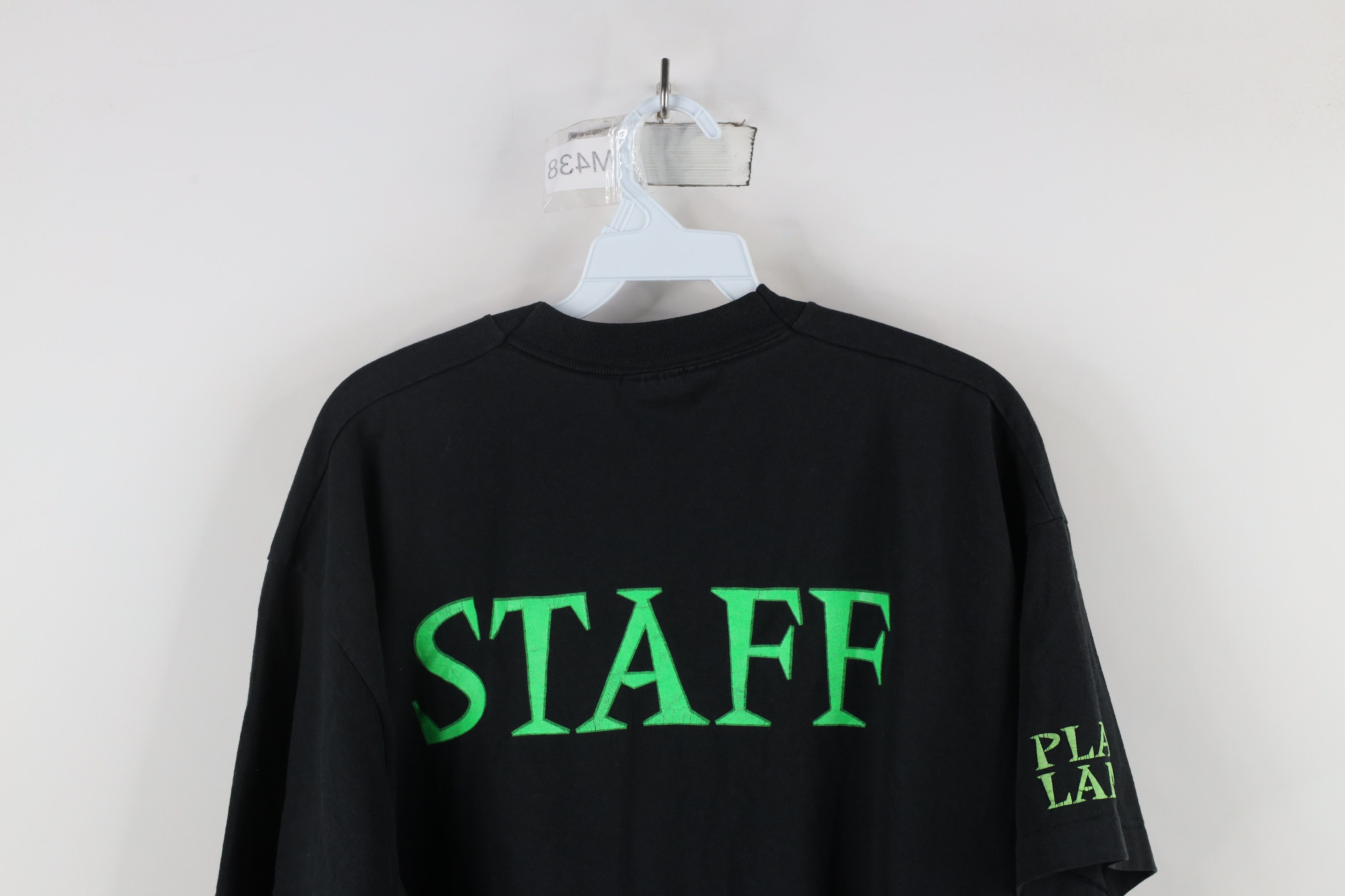 Vintage Vintage 90s Out Plaza Lanes Bowling Staff T-Shirt Black Size US XL / EU 56 / 4 - 9 Thumbnail
