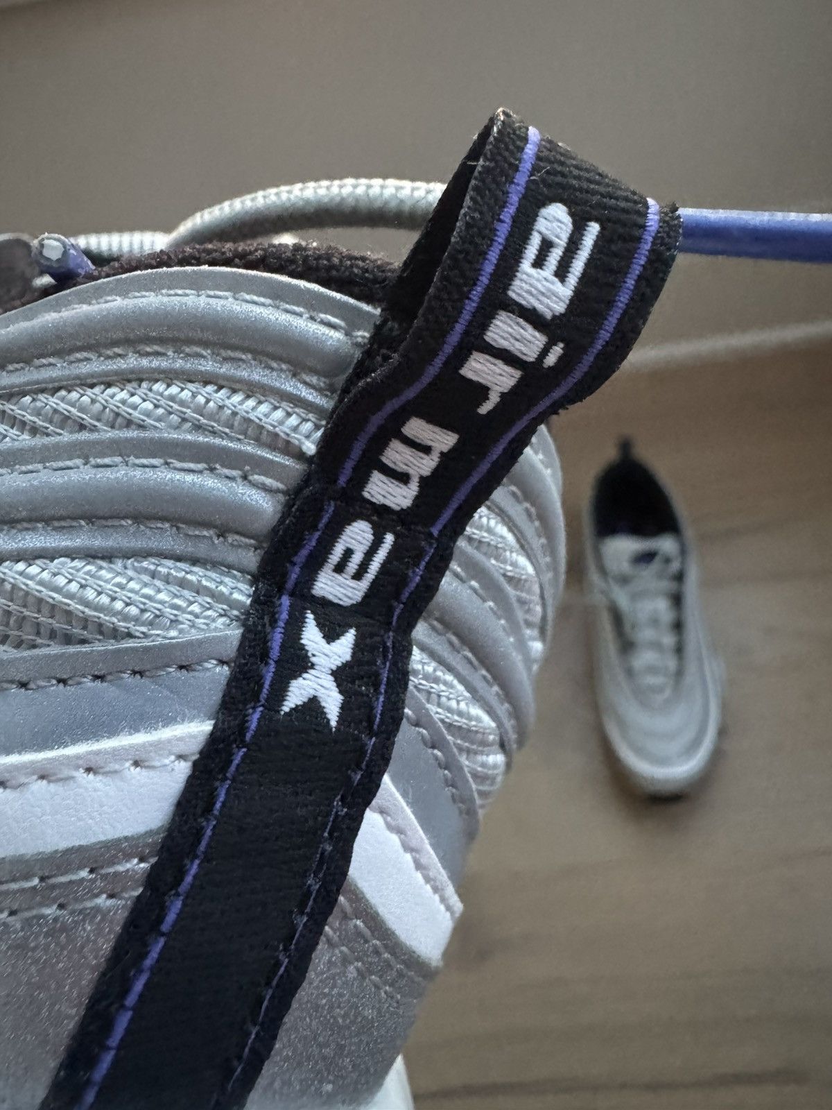 Nike Pre owned Silver and purple Nike air max 97 Size US 13 / EU 46 - 7 Thumbnail