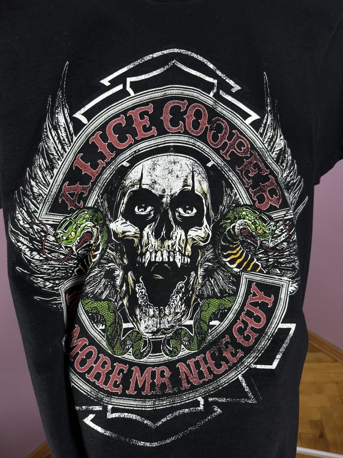 Fruit Of The Loom Alice Cooper TShirt 2011 Tour No More Mr Nice Guy Band Size US S / EU 44-46 / 1 - 9 Thumbnail