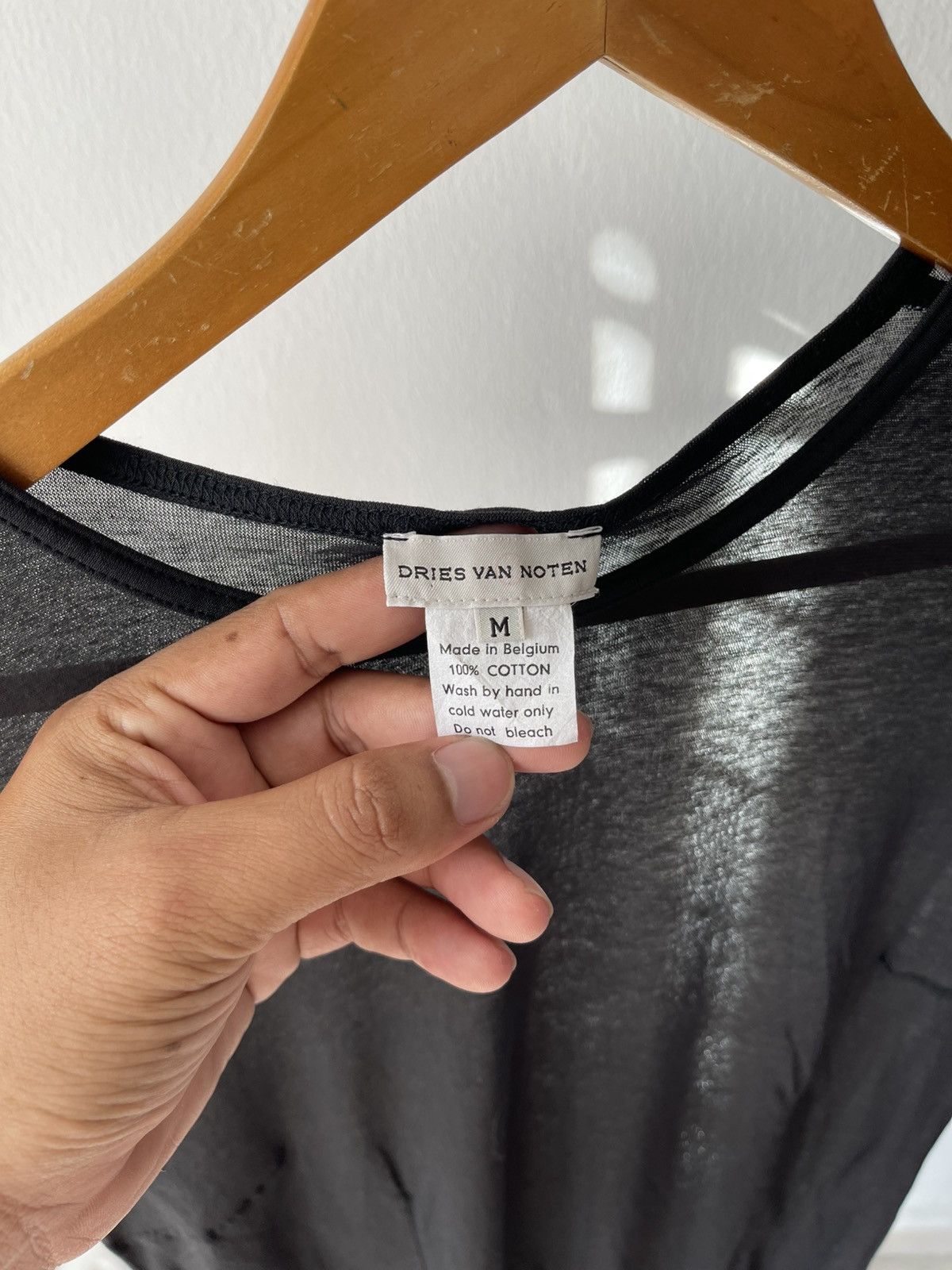 Dries Van Noten Dries Van Noten Mesh Tee Size US XS / EU 42 / 0 - 8 Thumbnail
