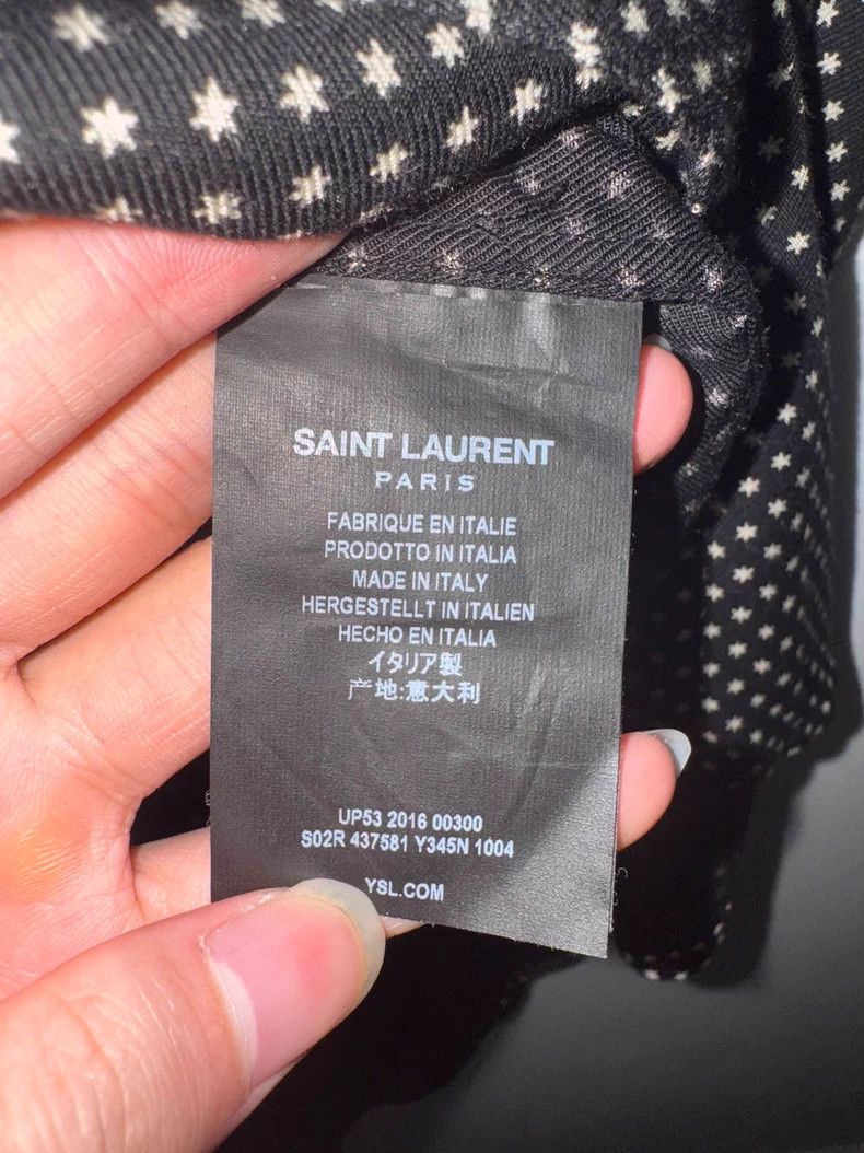 Saint Laurent Paris Saint Laurent Paris size 37 16 FW silk all over stars baby Size US M / EU 48-50 / 2 - 7 Thumbnail