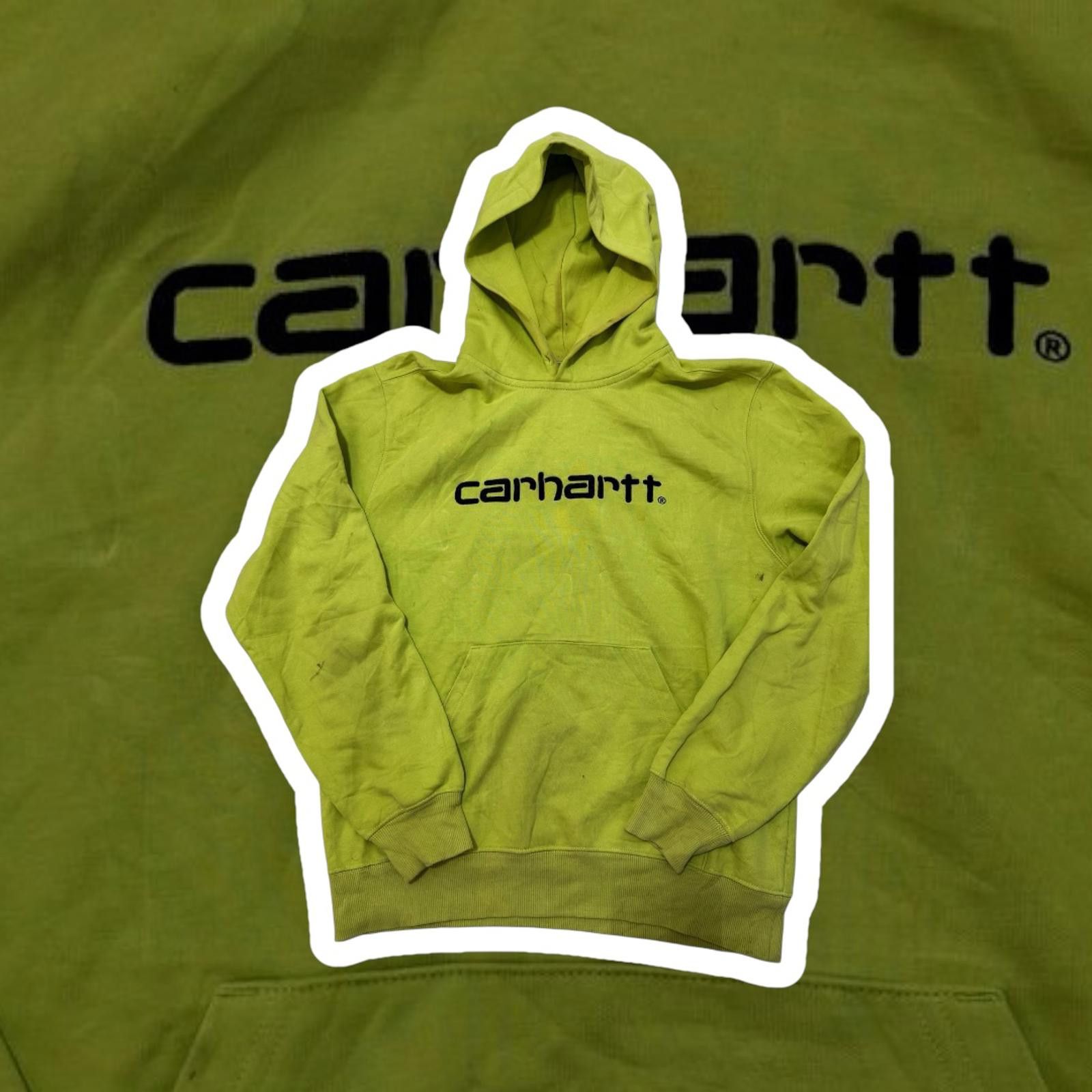 Carhartt Carhartt Men's Hoodie Sweatshirt in Yellow Size US S / EU 44-46 / 1 - 1 Thumbnail