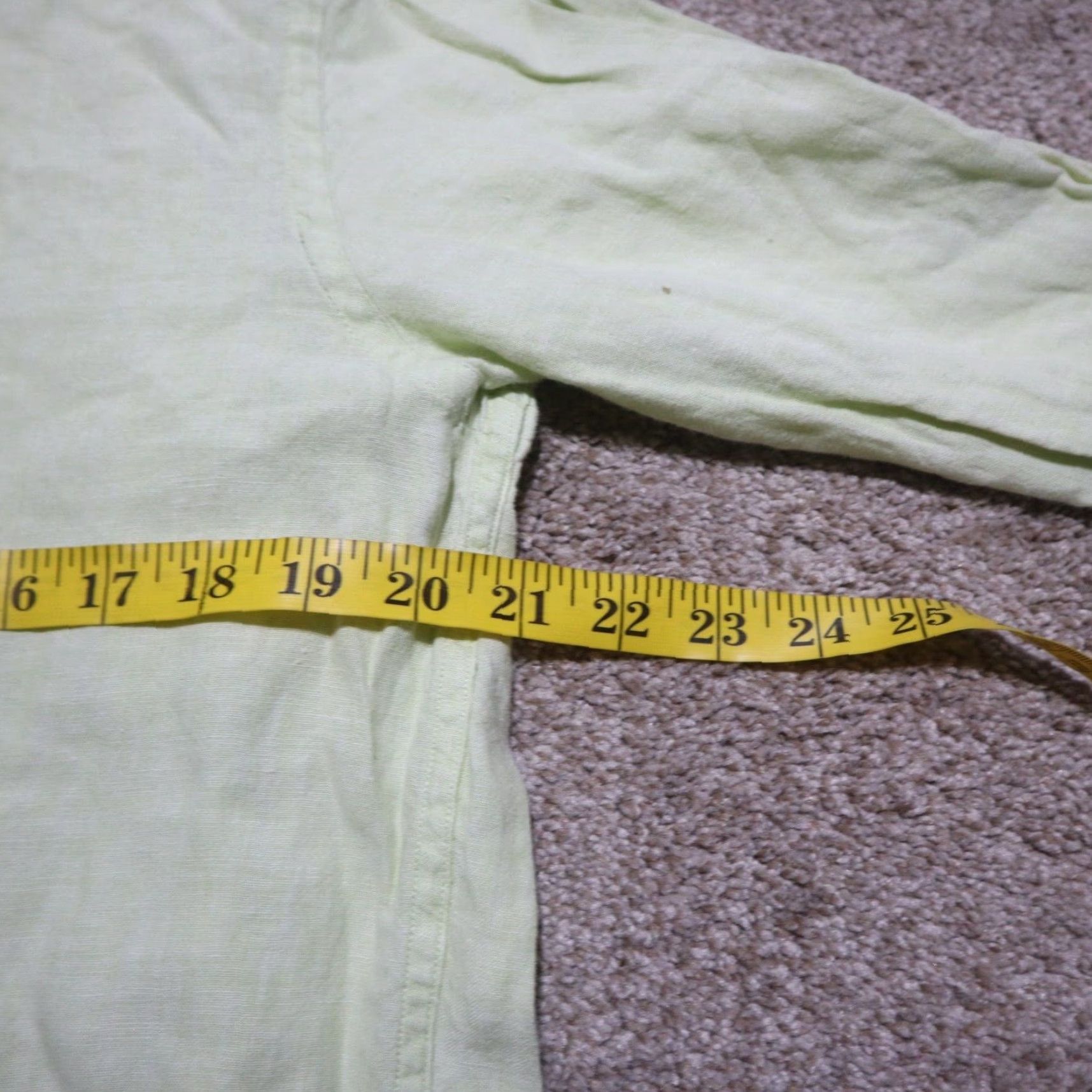 Vintage WH Belk Button-Up Shirt Green Long Sleeve Adult Men Size M Medium Shirt Mens Green Striped Button-Down (Note: ensure original words used) Size US L / EU 52-54 / 3 - 4 Thumbnail