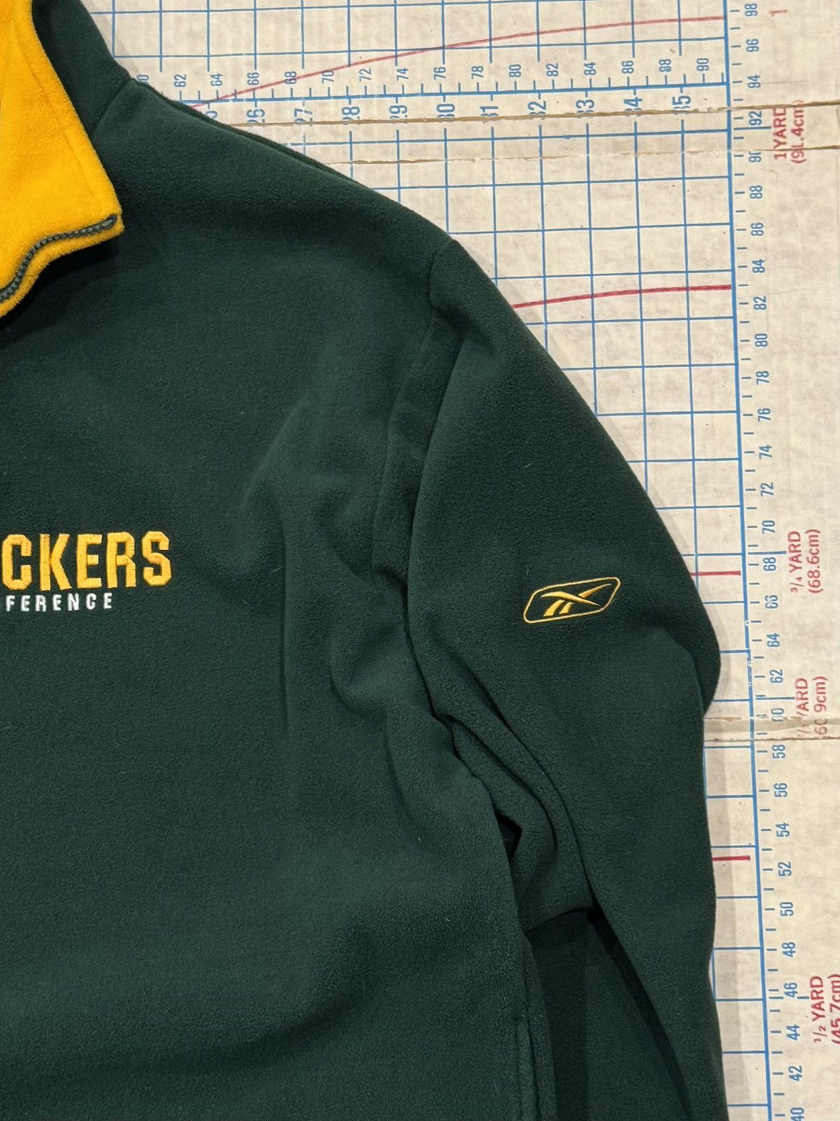 Reebok Reebok Green Bay Packers 1/4 Zip Fleece Mens XL Green Size US XL / EU 56 / 4 - 3 Thumbnail