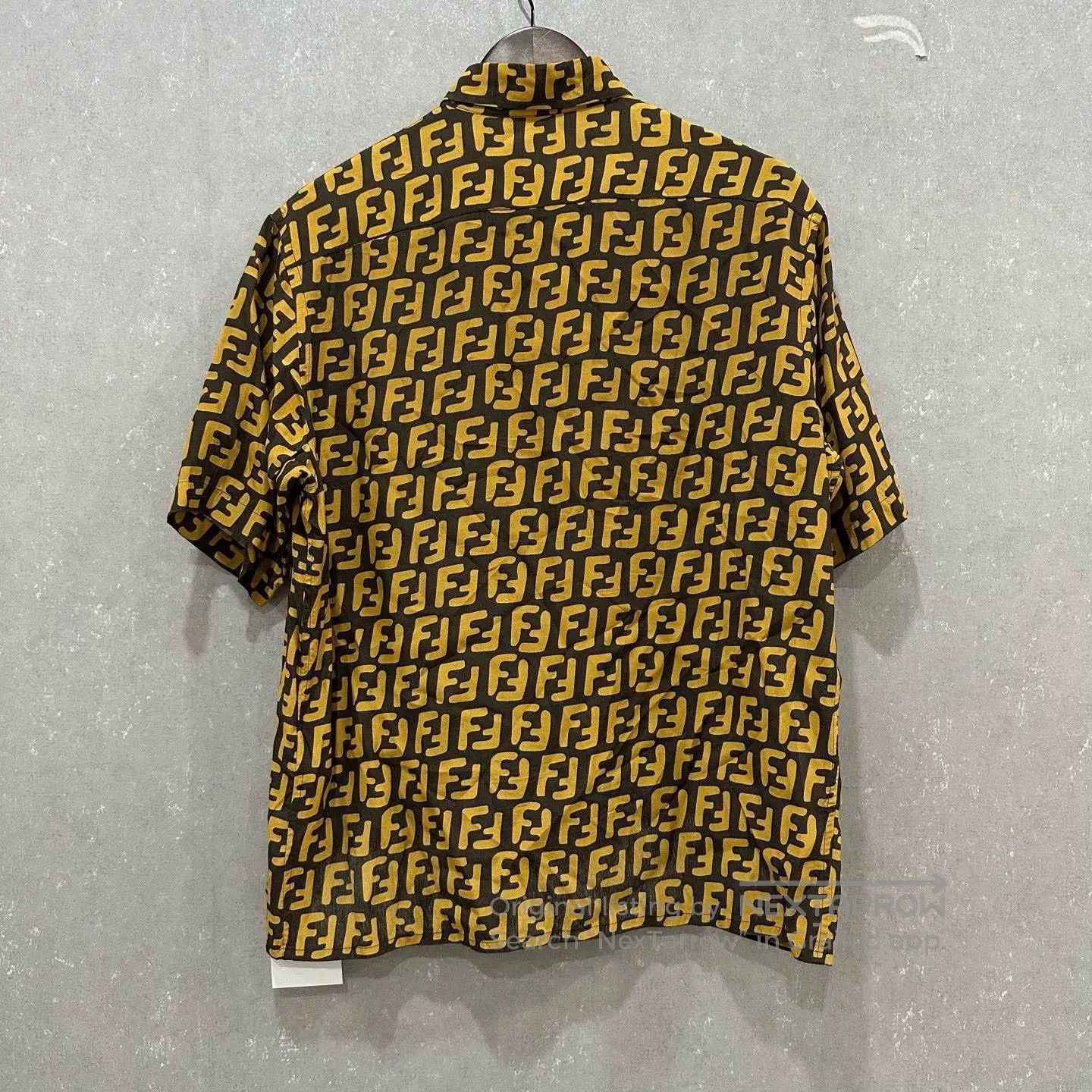 Fendi Fendi Double F Monogram Short Sleeve Shirt. Size US S / EU 44-46 / 1 - 2 Thumbnail