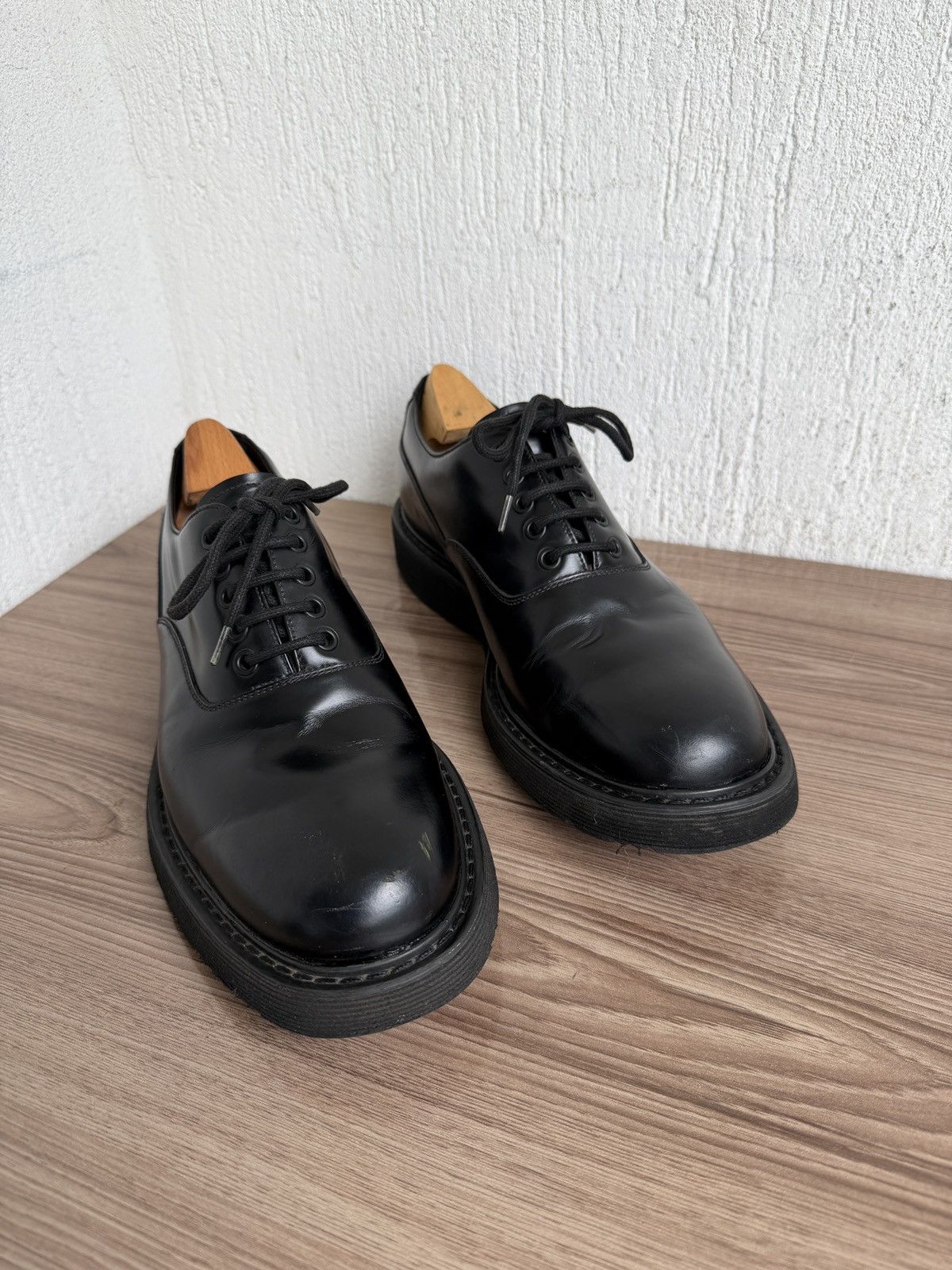 Prada Brushed leather derby Size US 10 / EU 43 - 11 Thumbnail