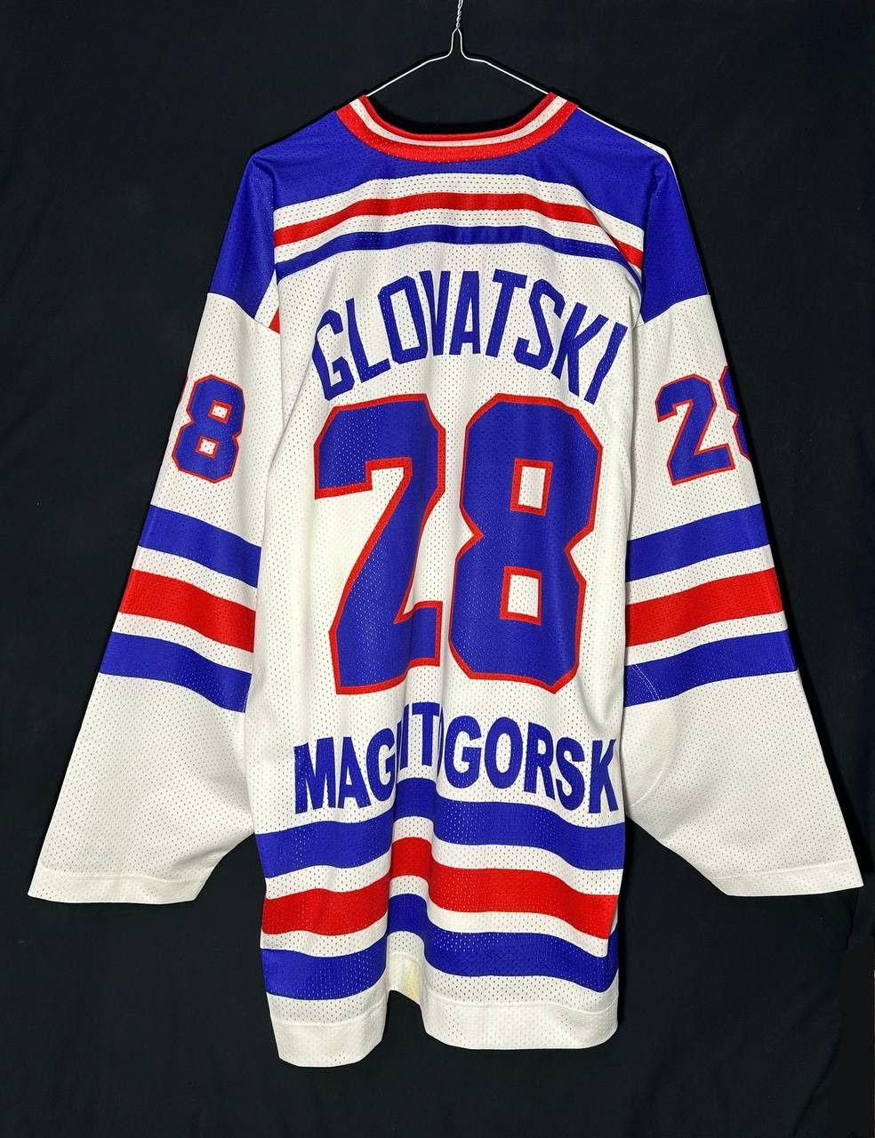 NHL KHL EHL Metallurg Magnitogorsk GLOVATSKI Ice Hockey Jersey Size US XL / EU 56 / 4 - 4 Thumbnail