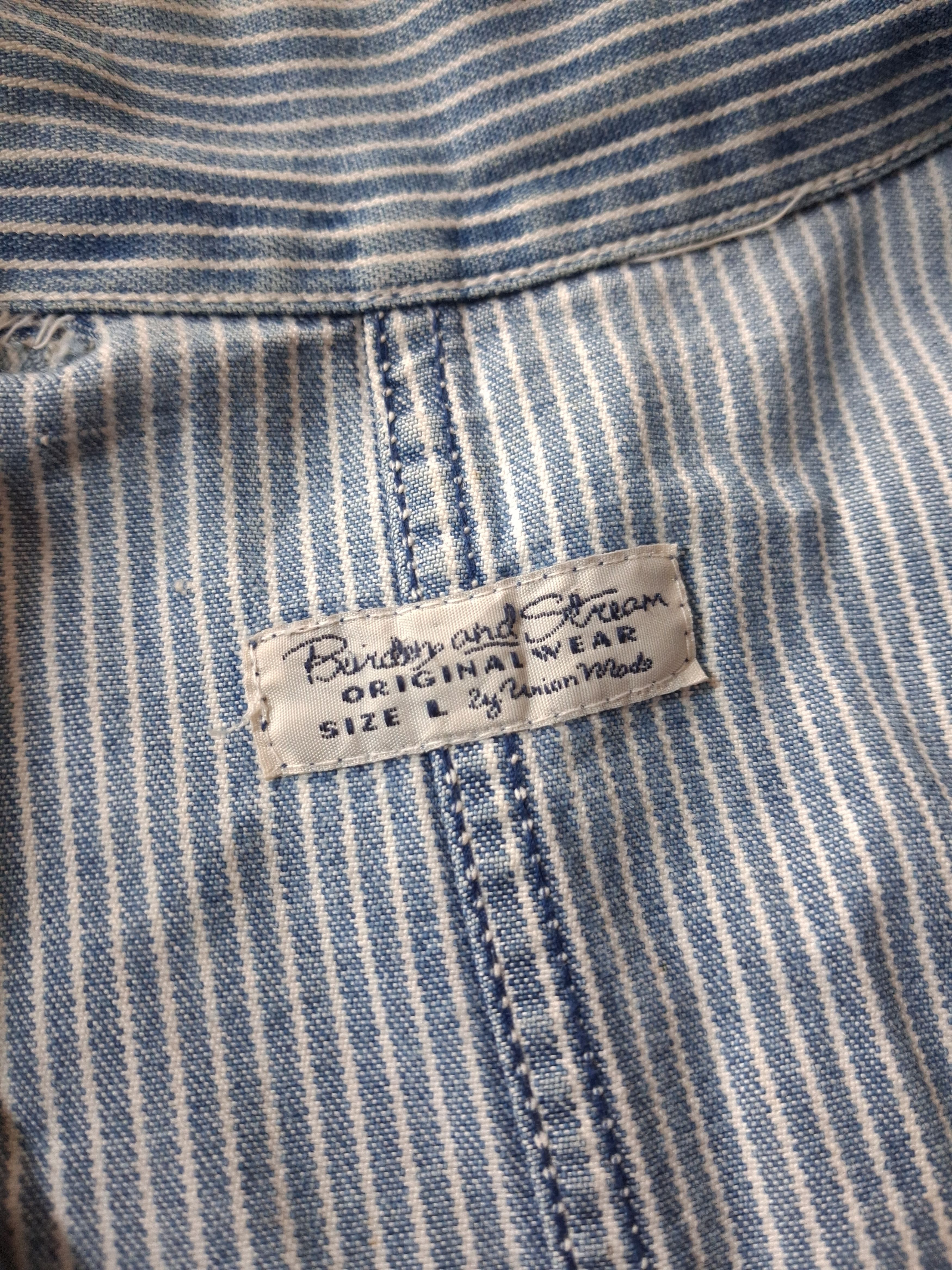 Other BURDEN AND STREAM ORIGINAL WEAR BY UNION MADE HICKORY STRIPE Size US L / EU 52-54 / 3 - 6 Thumbnail