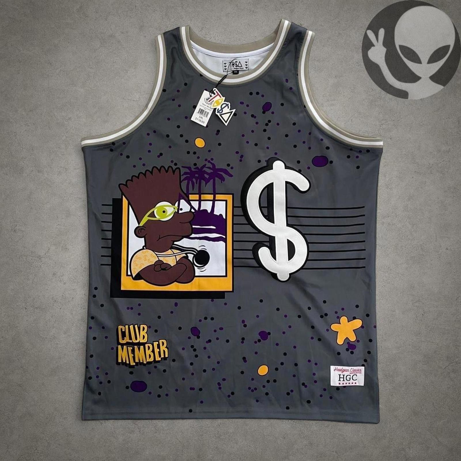 Other Headgear Classics Basketball Jersey 5XL Black Streetwear Size US XXL / EU 58 / 5 - 3 Thumbnail