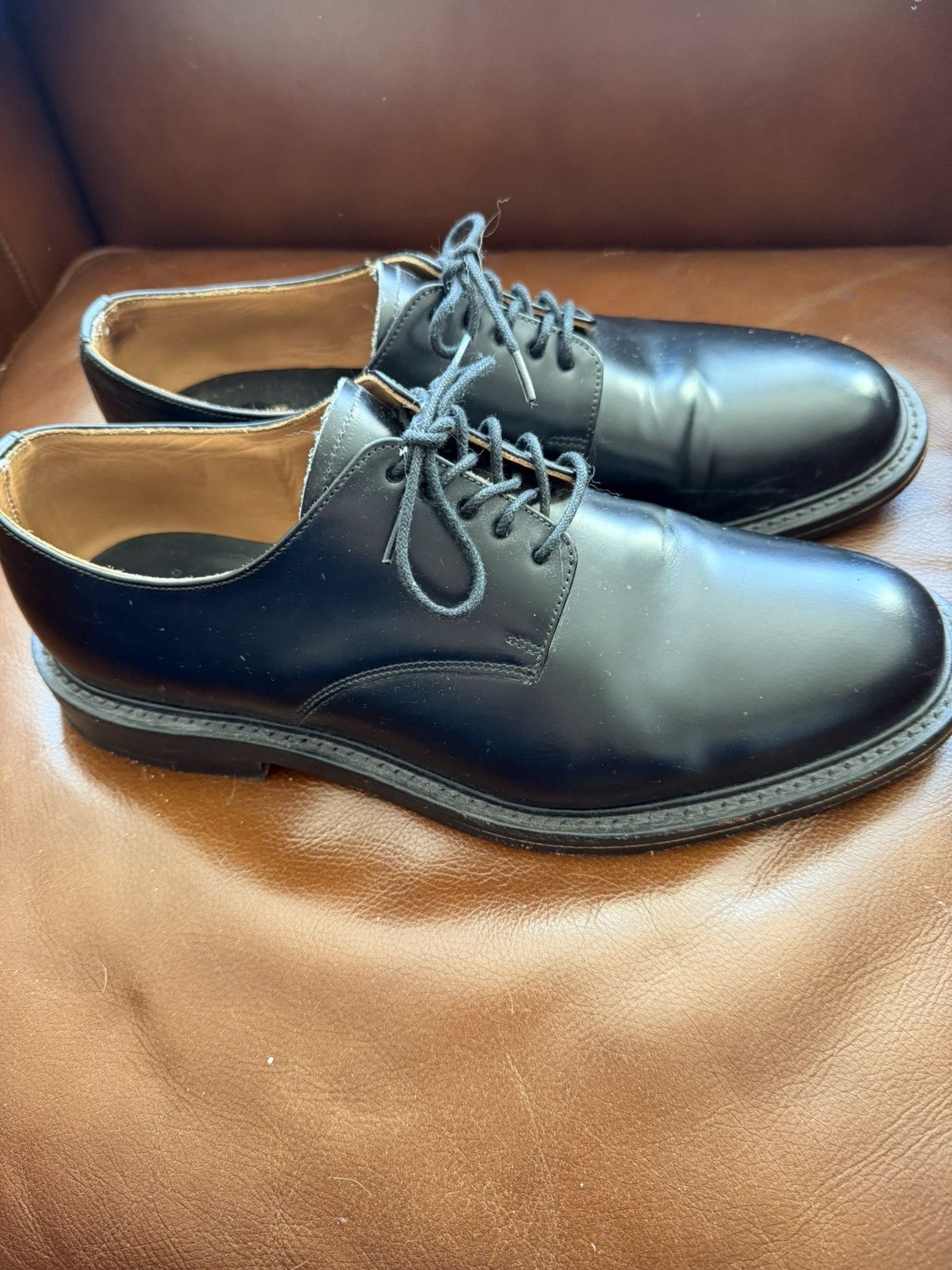 Sandro Made in England Black Derbies