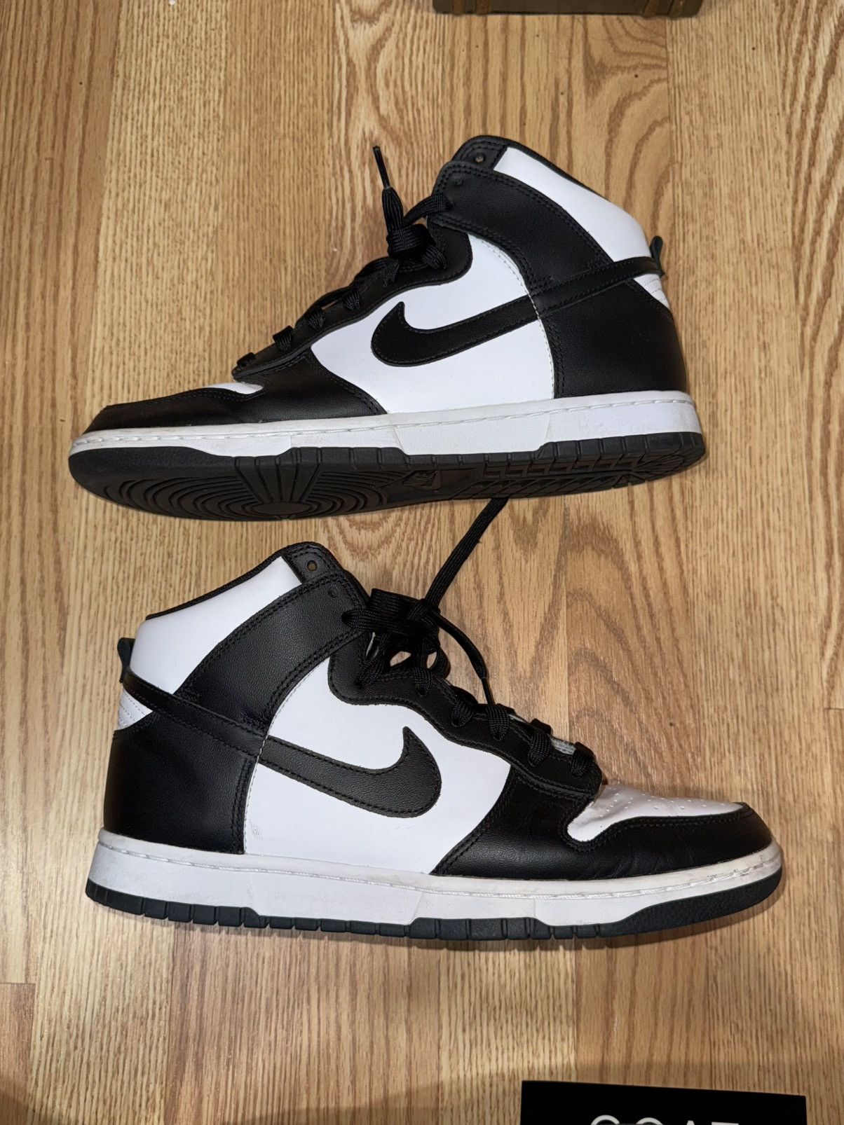 Nike Nike Dunk Hi Retro Black & White Size US 11 / EU 44 - 1 Thumbnail