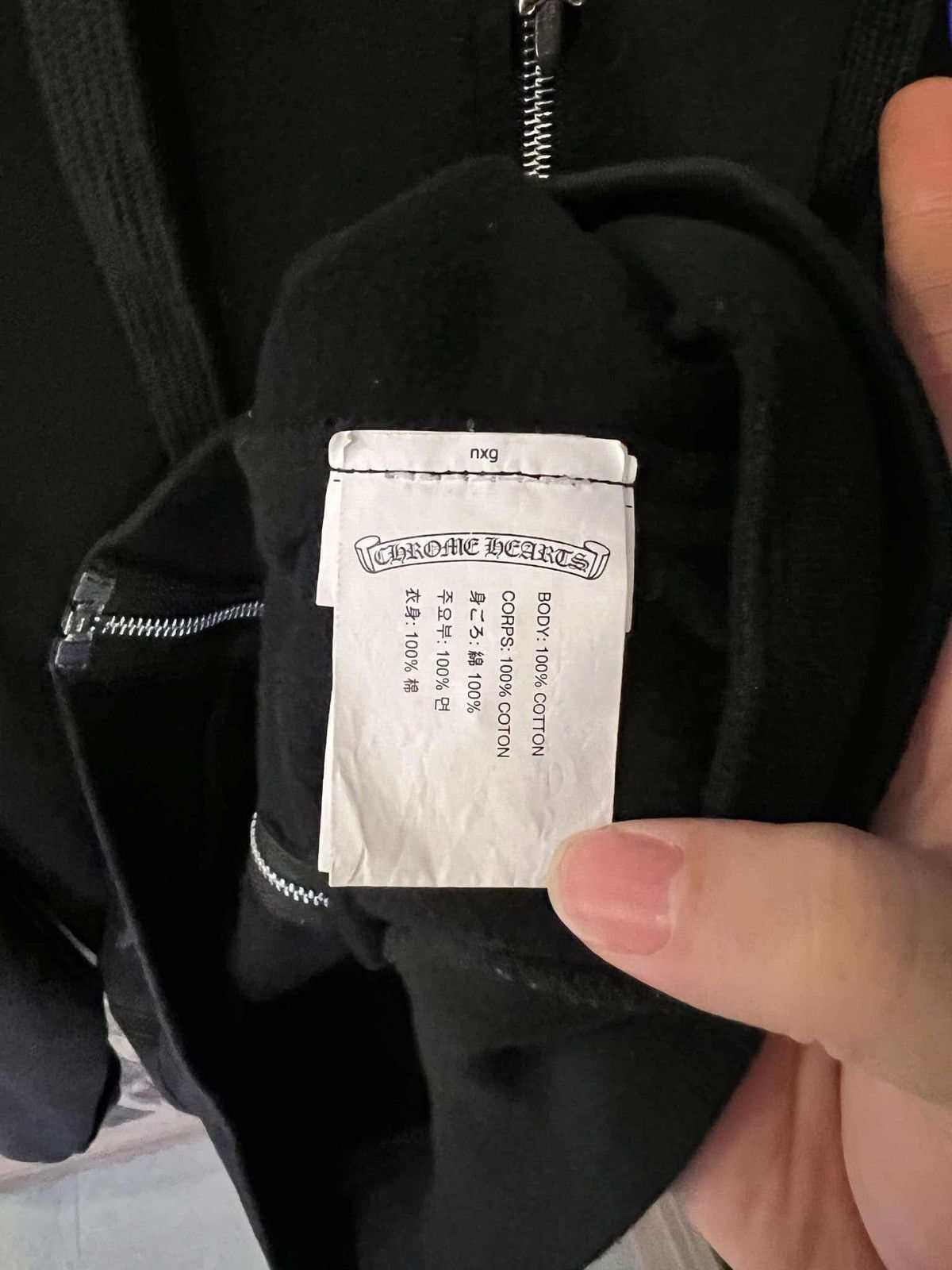 Chrome Hearts CHROME HEARTS ROLLING STONES BLUE ZIP UP HOODIE BLACK Size US XXL / EU 58 / 5 - 15 Thumbnail