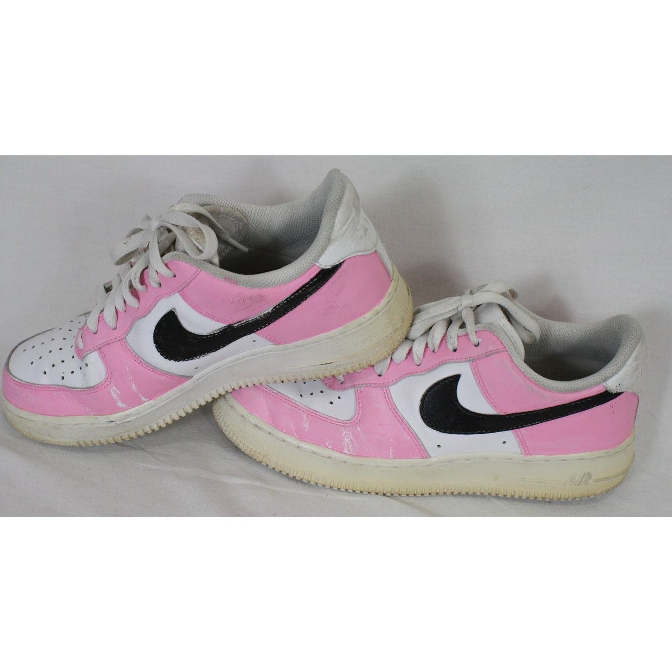 Nike Nike Air Force 1 Womens 9 Custom Pink Painted AF1 Sneakers Size US 9 / IT 39 - 5 Thumbnail