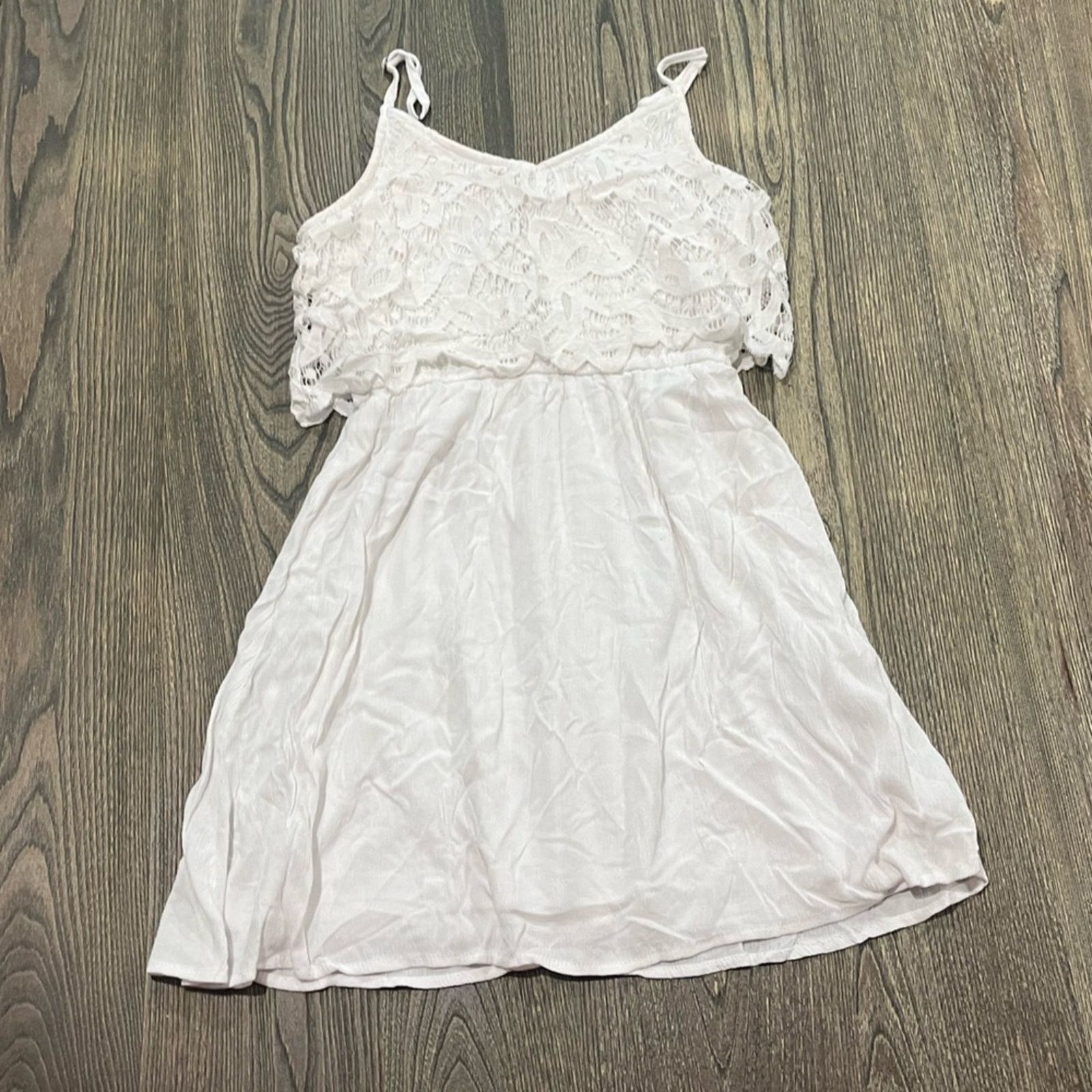 Vintage Maurices Cami Lace Mini Dress V-Neck Adjustable Strap Size S Size S / US 4 / IT 40 - 1 Thumbnail