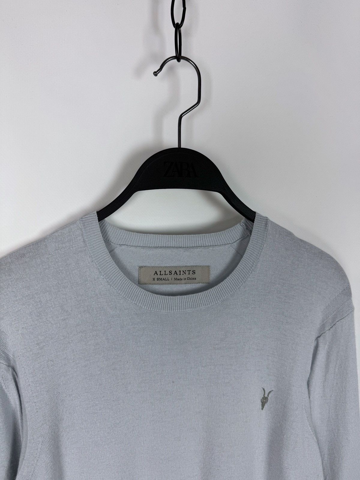 Allsaints AllSaints Rue Crew Light Cotton Blend Sweater Size US XS / EU 42 / 0 - 3 Thumbnail