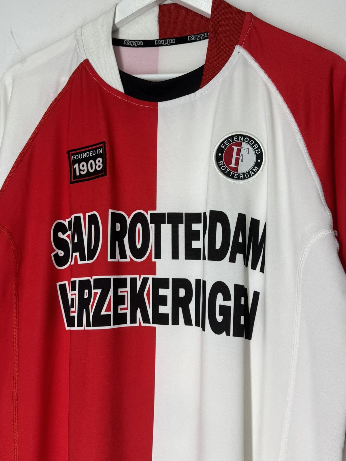 Kappa Kappa Feyenoord 2002 2003 Home Football Shirt Jersey Size US XL / EU 56 / 4 - 3 Thumbnail
