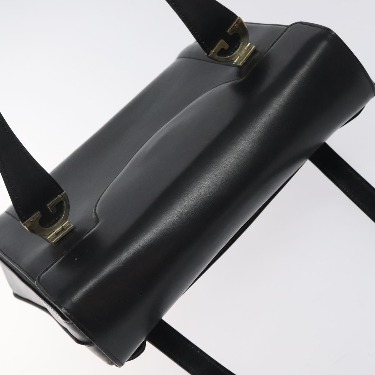 Gucci GUCCI Handbag Leather Black Gold Size ONE SIZE - 6 Thumbnail