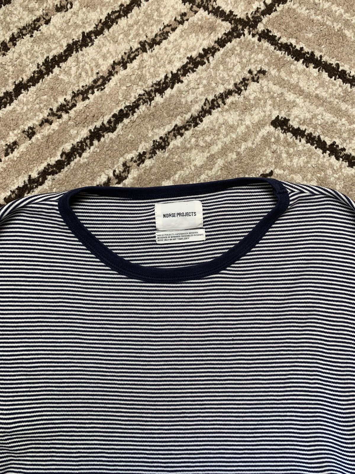 Norse Projects × Vintage Vintage Norse Project Basic Longsleeve Striped Streetwear Size US L / EU 52-54 / 3 - 4 Thumbnail