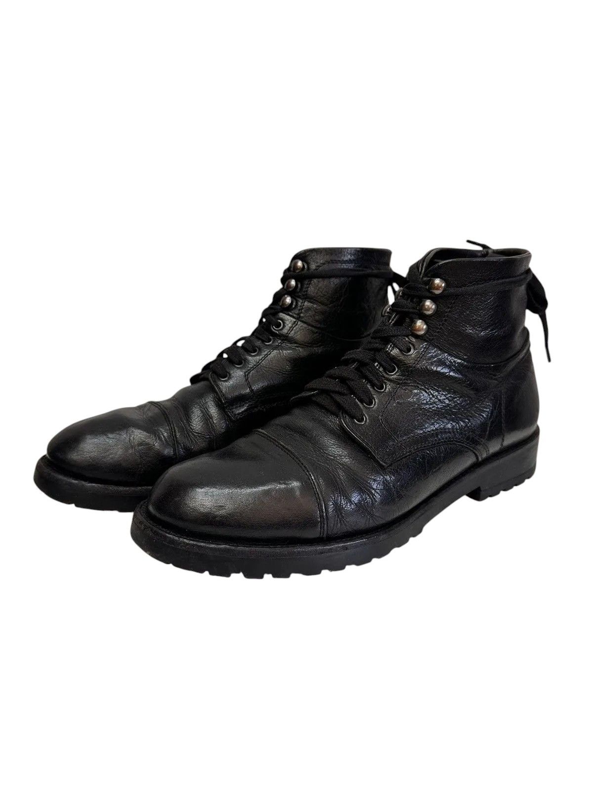 Vintage Leather AS 98 STYLE AVANT-GARDE Boots BROGUE Guidi Size US 8 / EU 41 - 2 Thumbnail