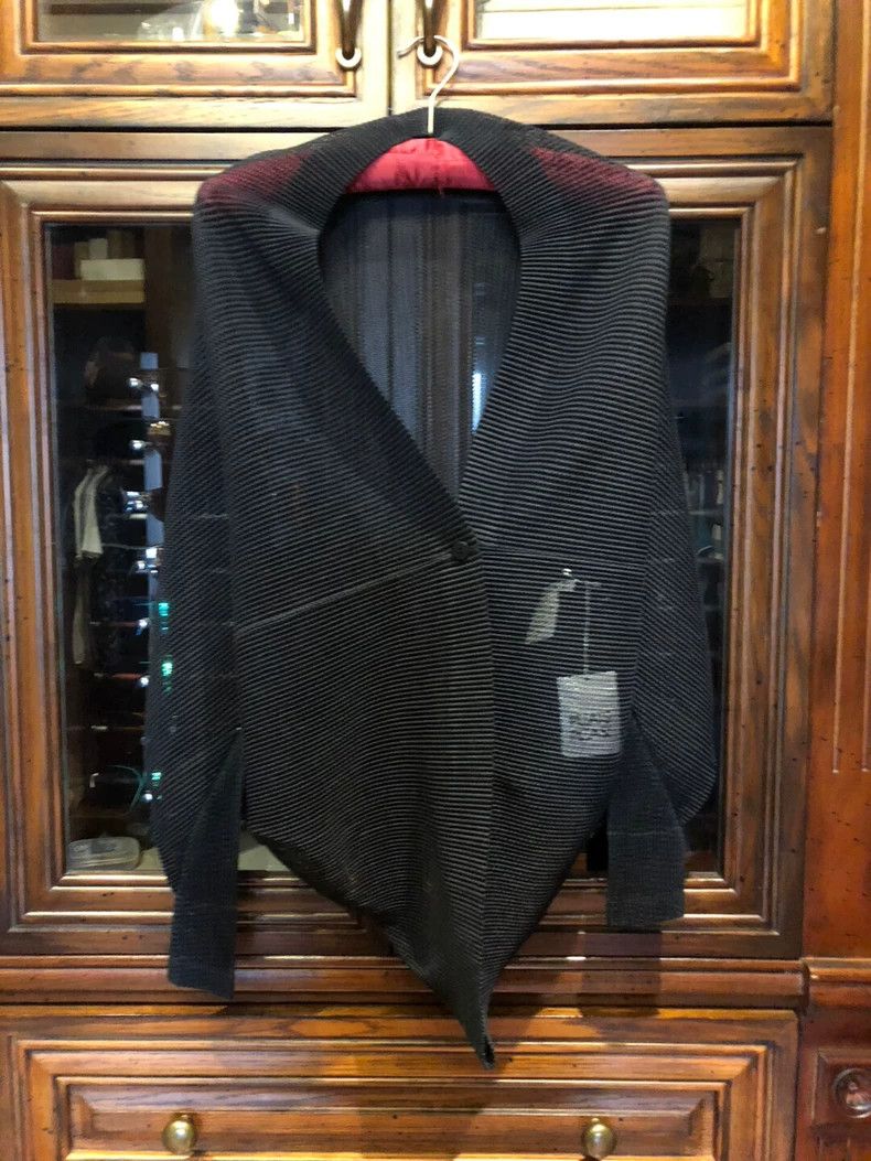 Issey Miyake issey miyake siz：one size Pleated transparent cardigan 250 Size XXS / US 00 / IT 34 - 1 Thumbnail