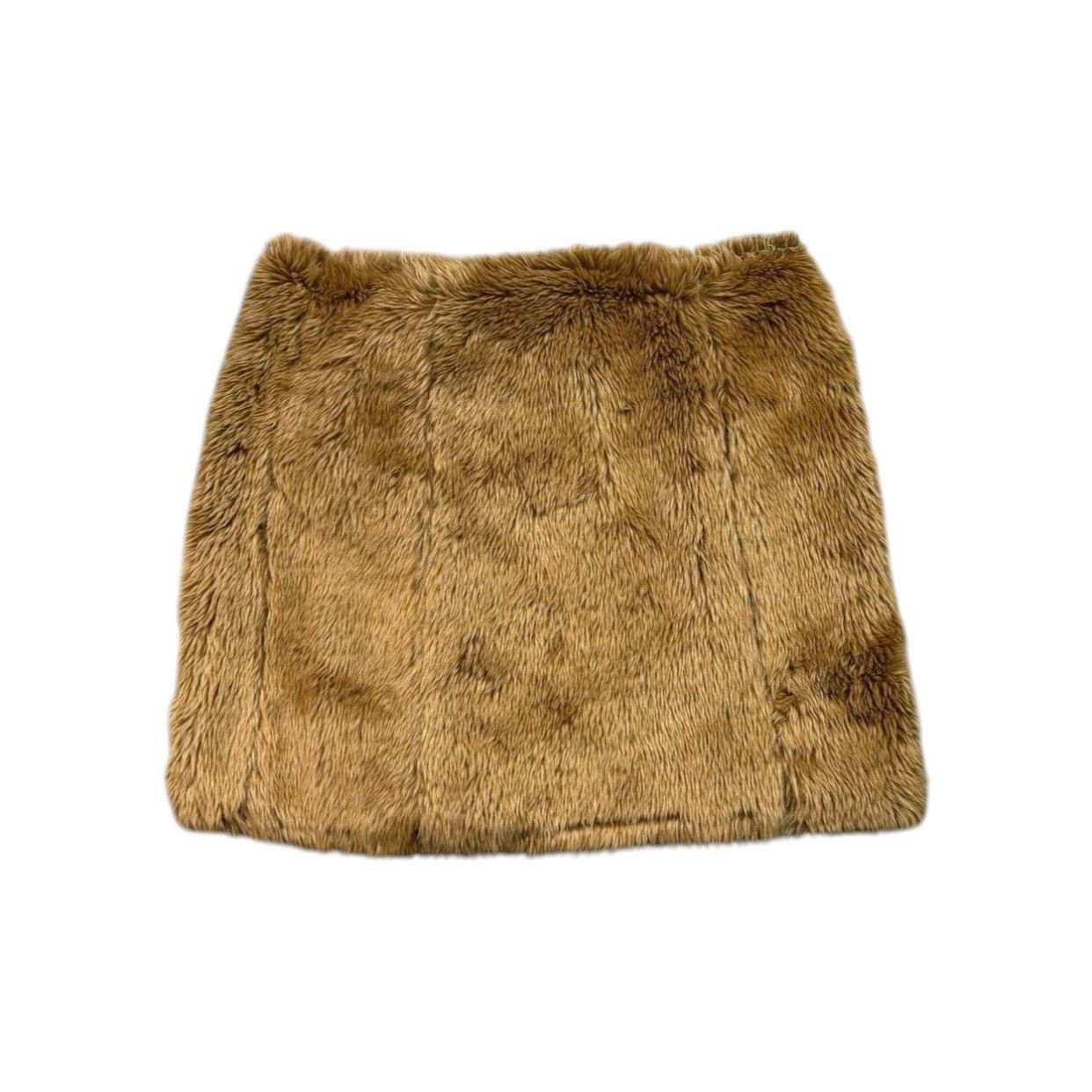 Hysteric Glamour Hysteric Glamour Faux Fur Mini Skirt Archive Brown Shaggy Size 31" - 1 Thumbnail