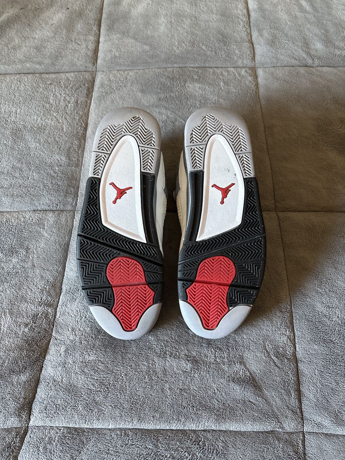 Jordan Brand Nike Air Jordan 4 Retro White Cement Size US 11.5 / EU 44-45 - 6 Thumbnail