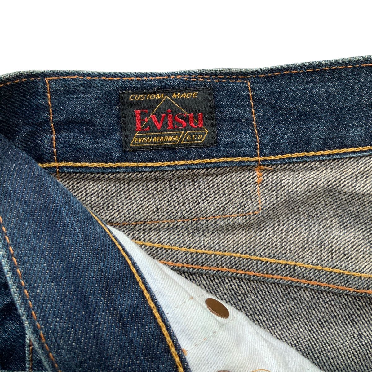 Evisu × Japanese Brand EVISU BRUSHSTROKES DAICOCK SELVEDGE JEANS Size US 30 / EU 46 - 6 Thumbnail