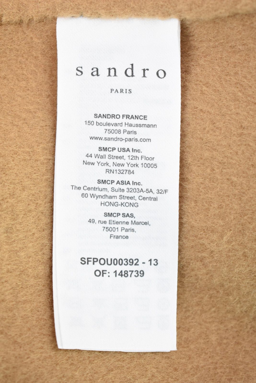 Sandro SANDRO Luciale Coat Womens EU 40 Wool Belted Tasselled Size L / US 10 / IT 46 - 7 Thumbnail