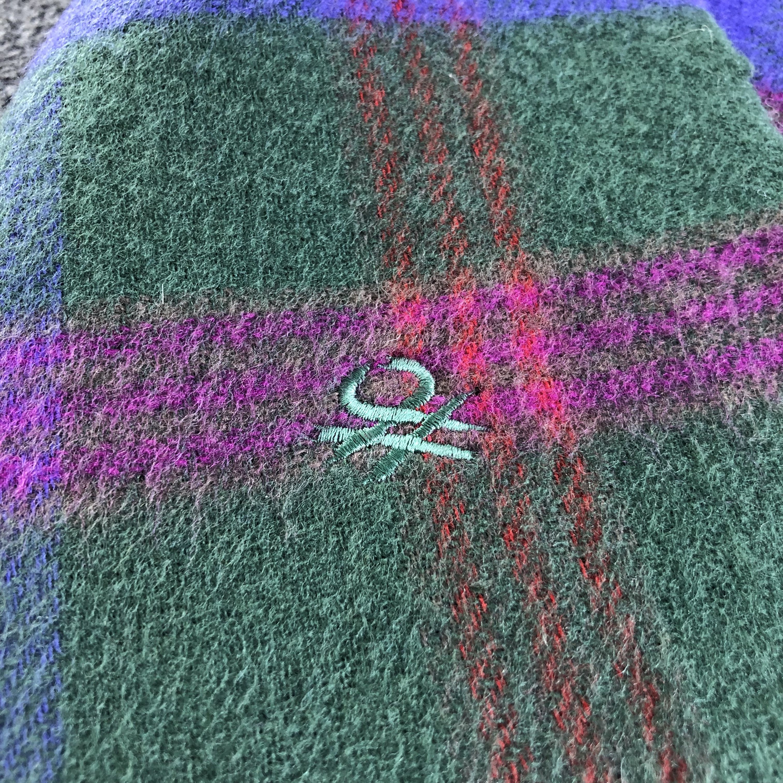 United Colors Of Benetton United Colors Of Benetton Wool Scarf Muffler V1987 Size ONE SIZE - 5 Thumbnail