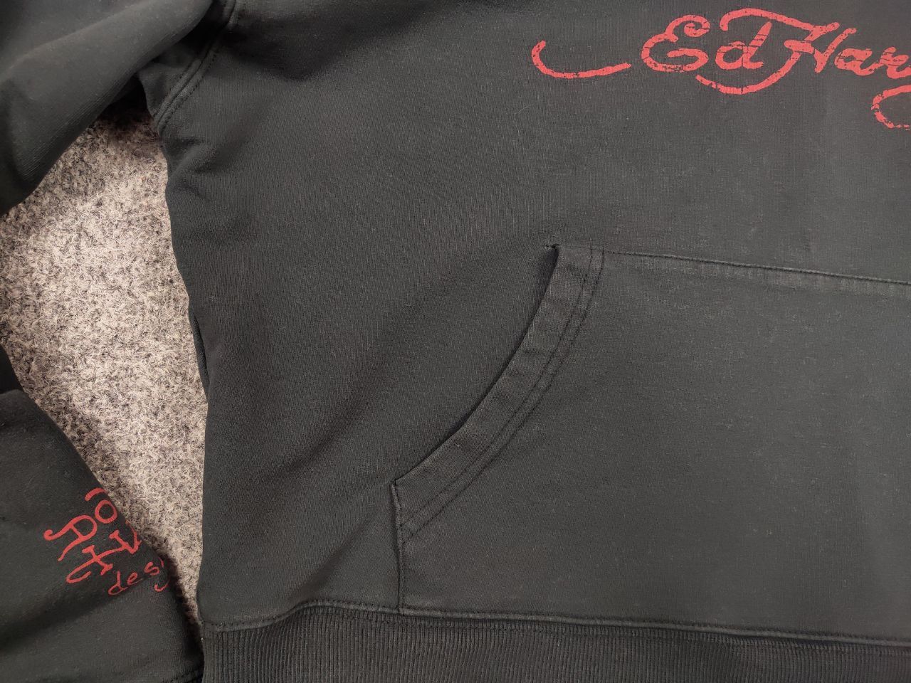 Ed Hardy Ed hardy La Road Tiger Cropped Hoodie Vintage Y2K Style Size L / US 10 / IT 46 - 9 Thumbnail