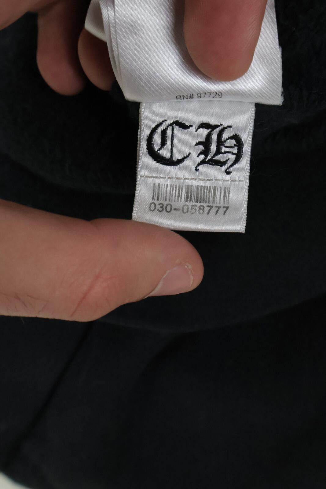 Chrome Hearts Vertical Logo Zip Up Hoodie Size US XL / EU 56 / 4 - 6 Thumbnail